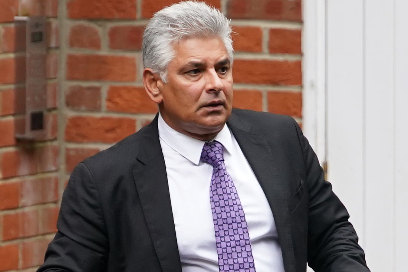 Dr Faramarz Shemirani, outside Oakwood House in Maidstone, Kent, for the inquest into the death of his daughter Paloma Shemirani (Gareth Fuller/PA)