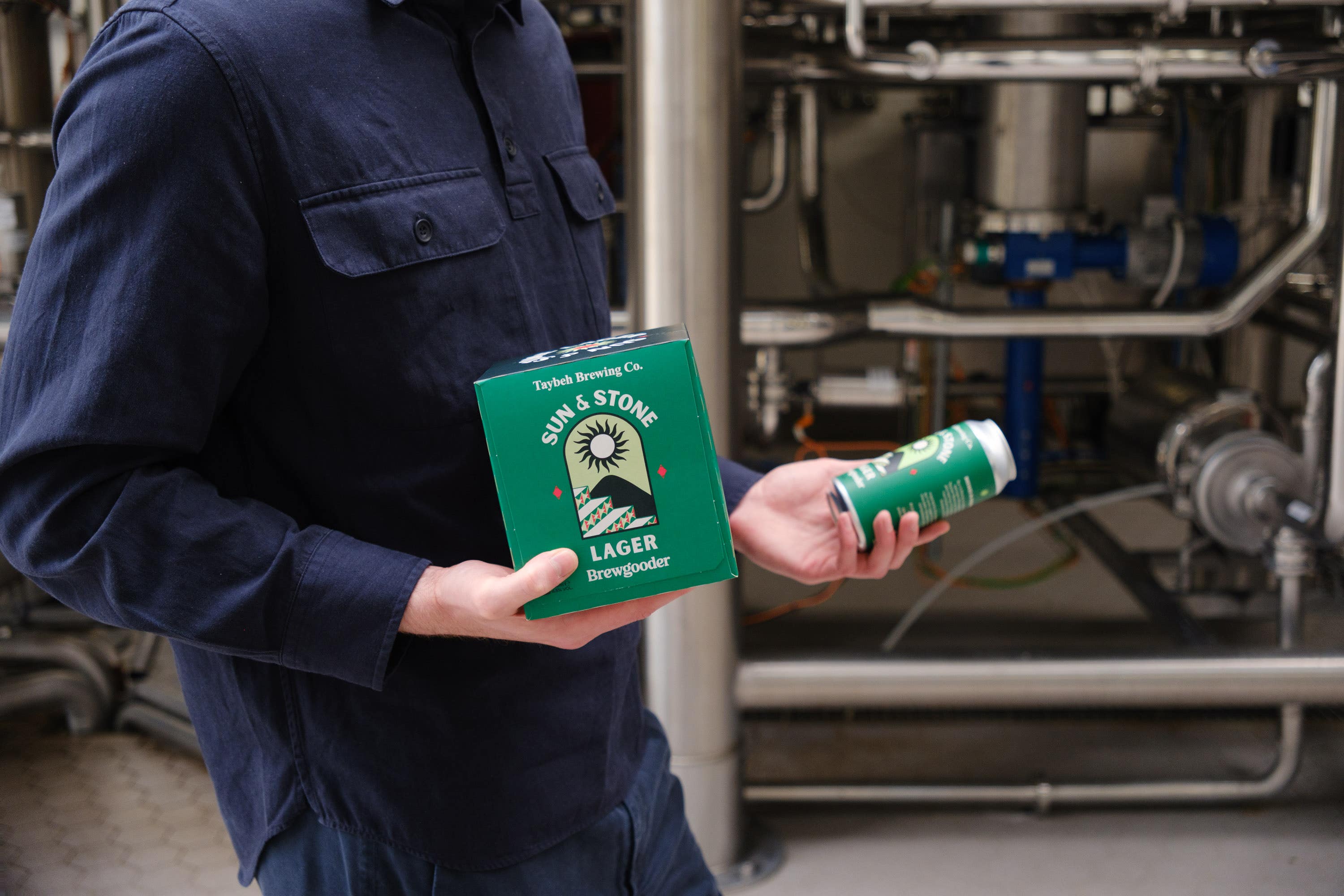 Palestinian brewery Taybeh Brewing Co has defied water shortages and settler violence to launch a new lager that will be sold in the UK (Brewgooder/PA)