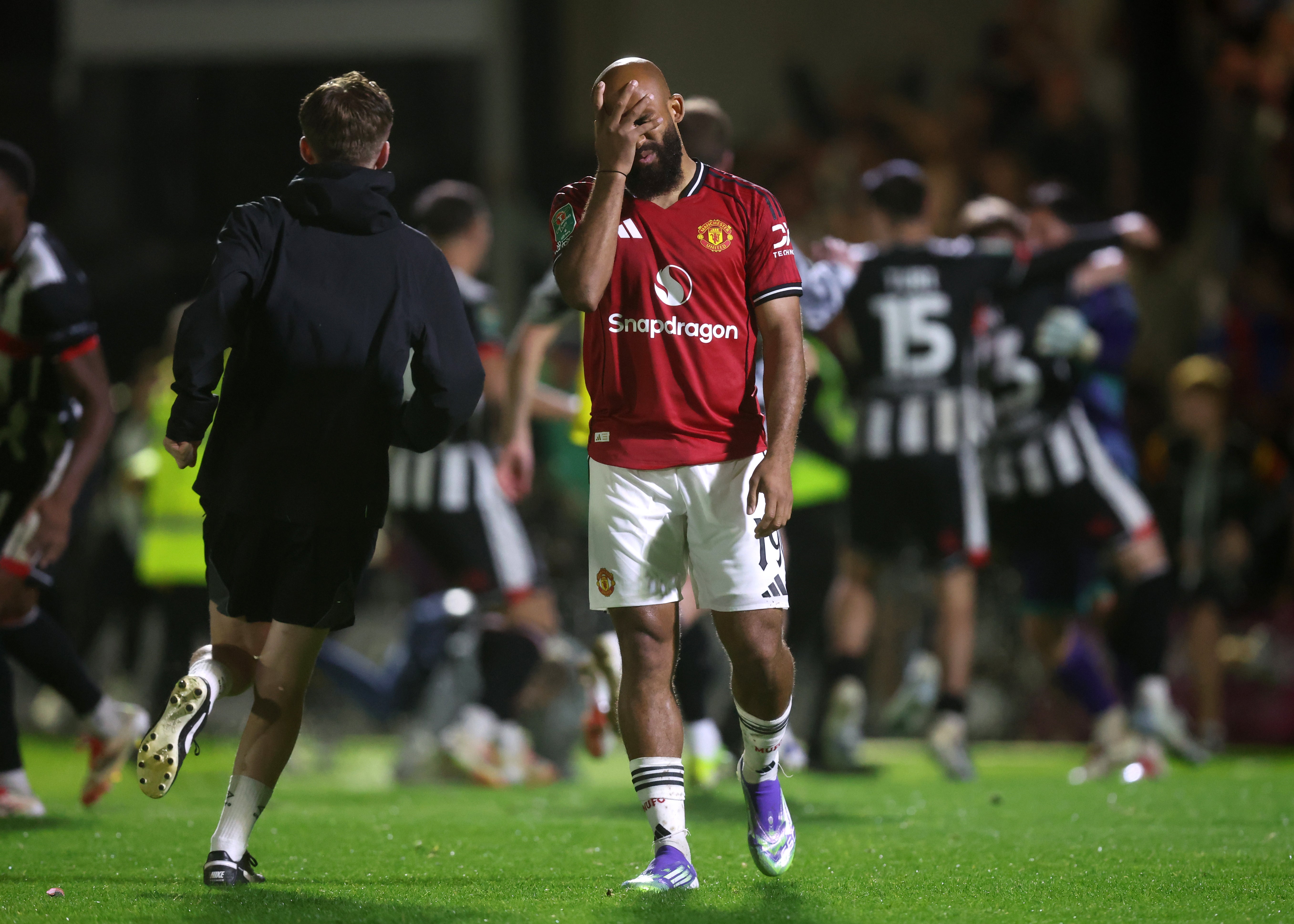 Manchester United crashed out of the Carabao Cup