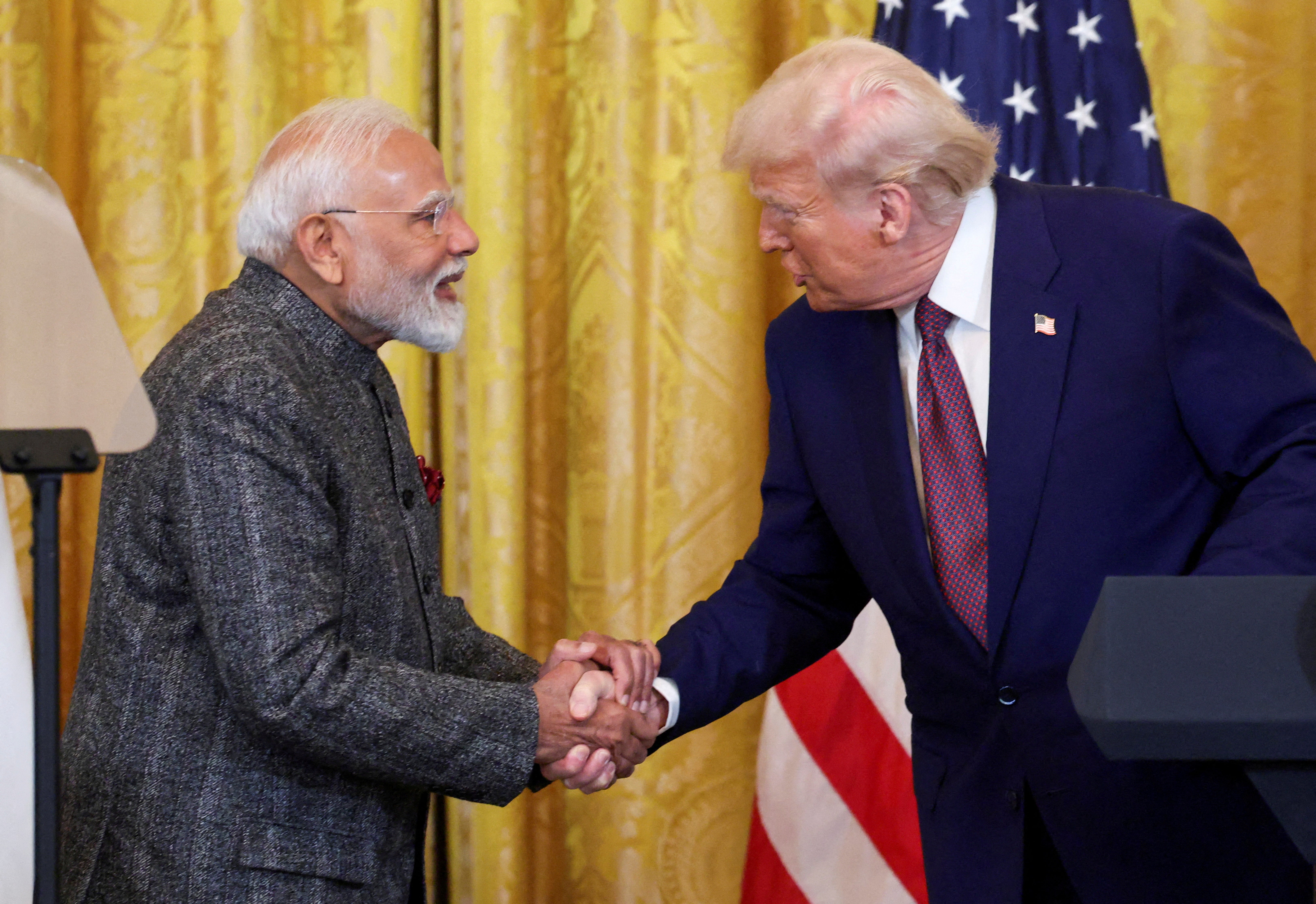File. US president Donald Trump has slammed India’s tariffs, linking Russian oil purchases to Ukraine war funding