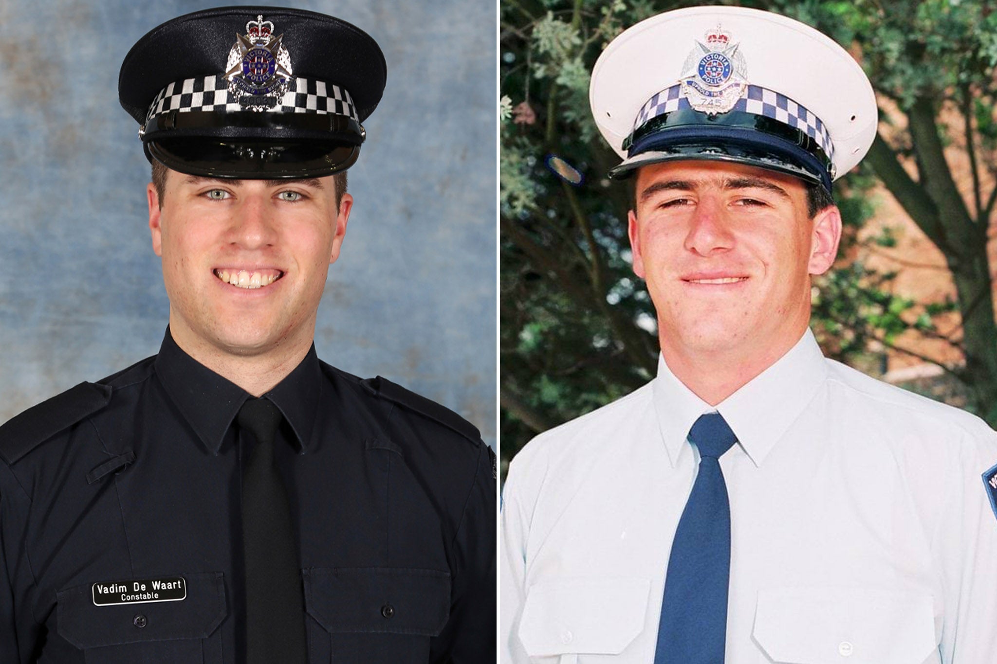 Senior Constable Vadim De Waart and Detective Leading Senior Constable Neal Thompson