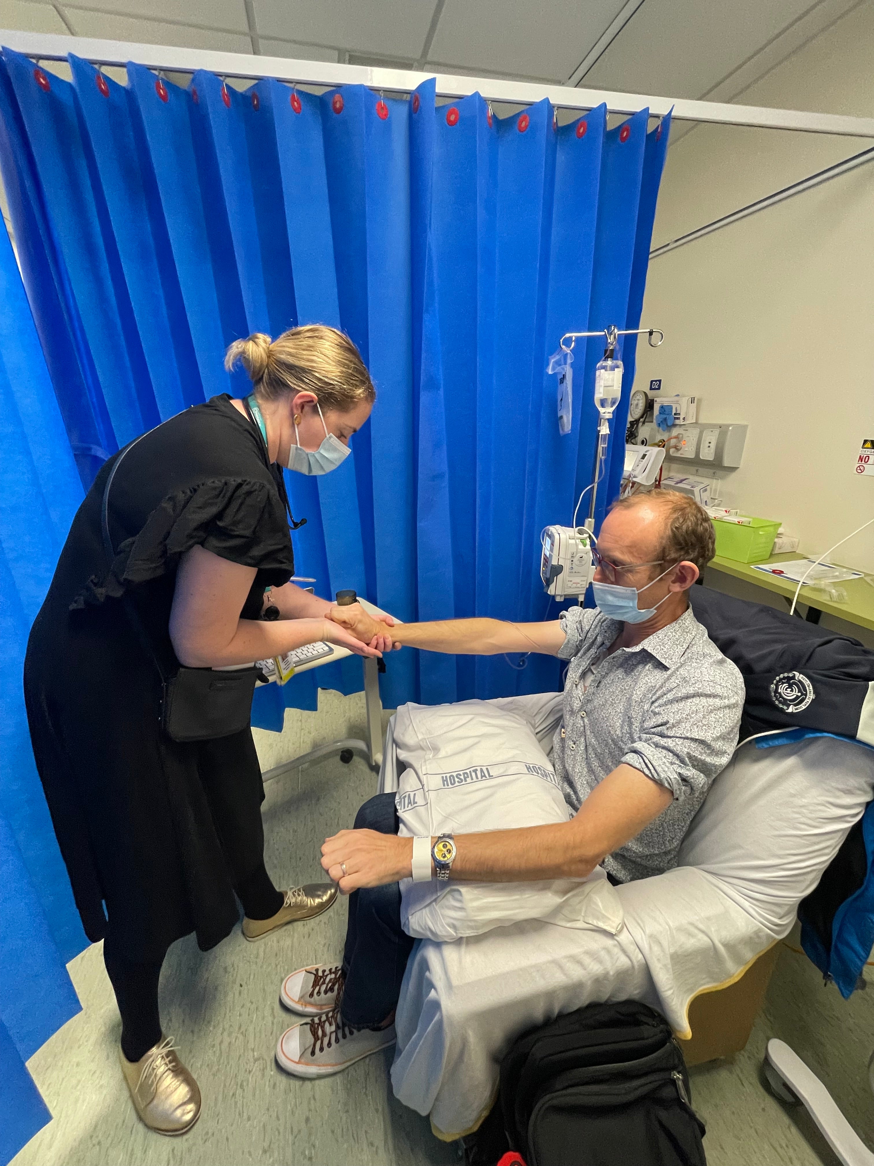 Clive Phillips byla diagnostikována s MMN v prosinci 2019