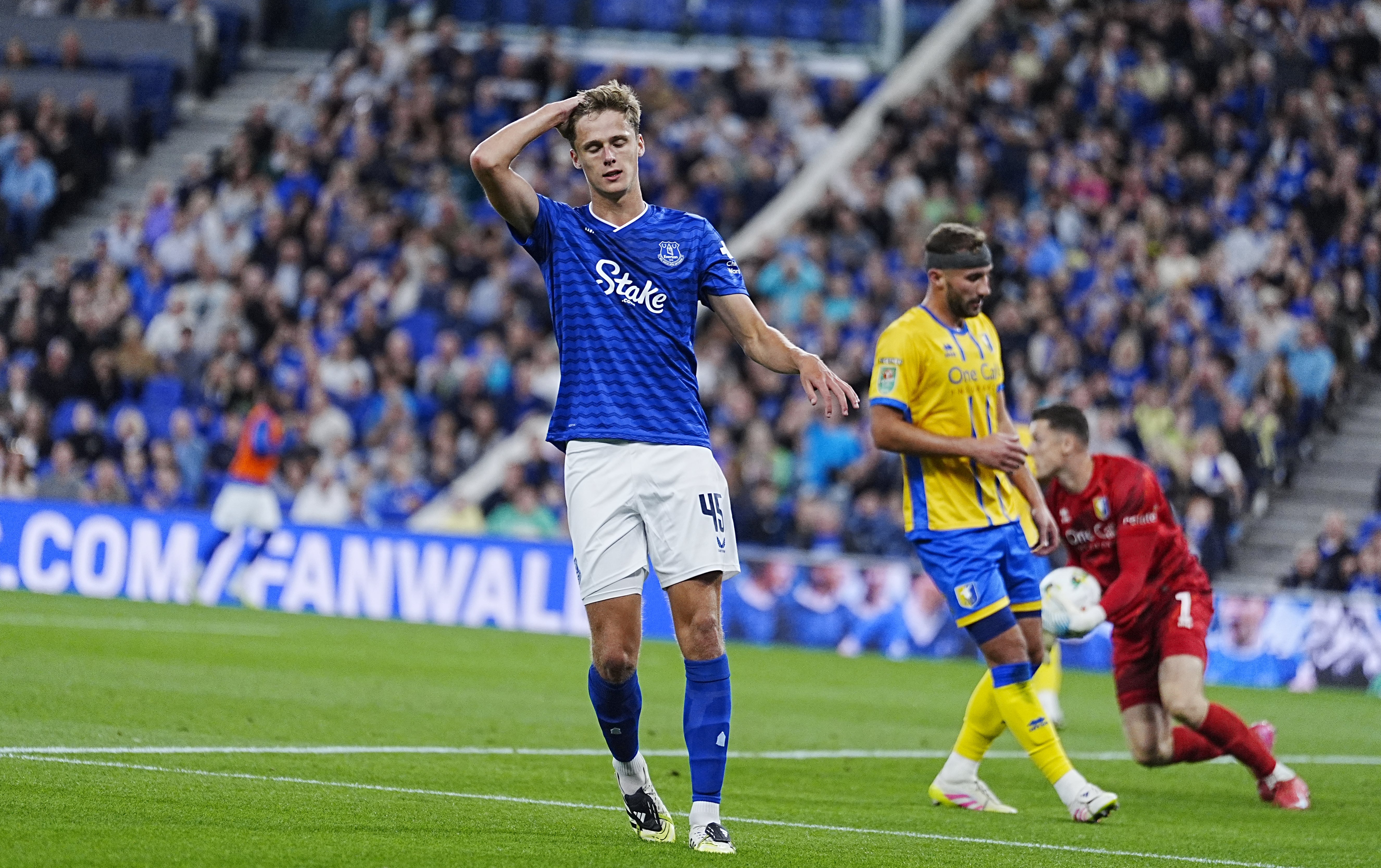 Youngster Harrison Armstrong impressed in the Carabao Cup