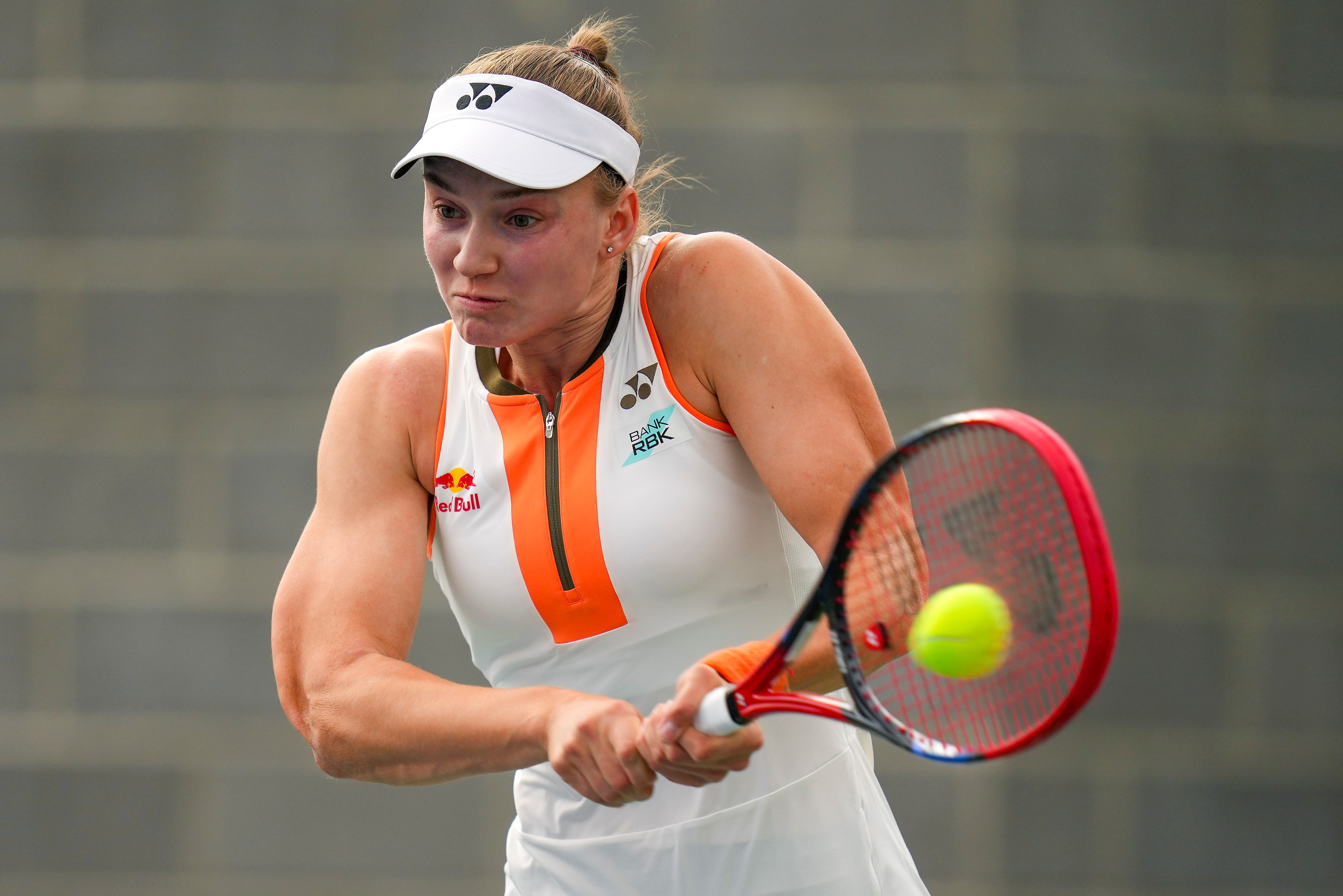 Elena Rybakina will be Emma Raducanu’s next opponent (Kirsty Wigglesworth/AP)