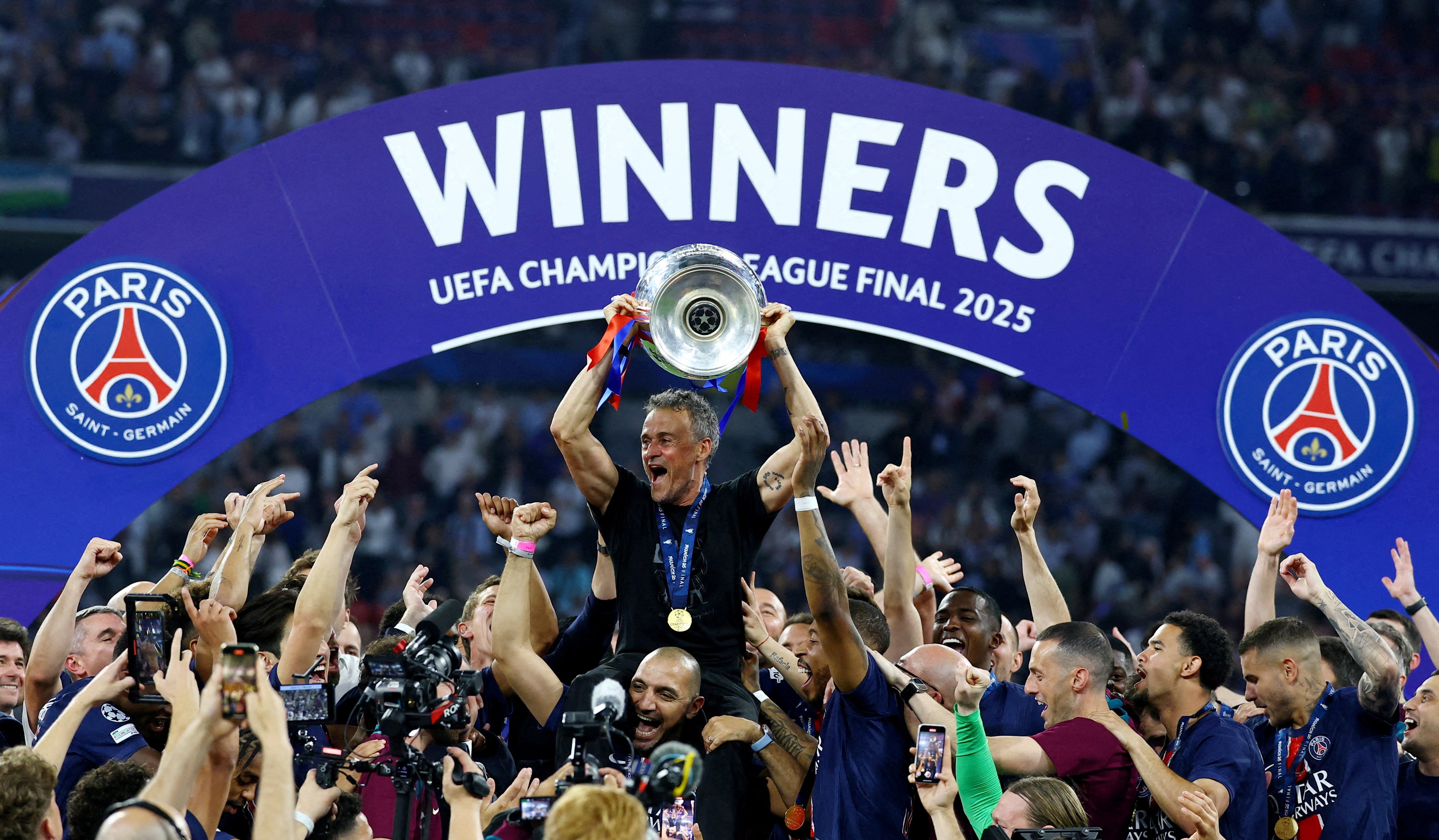 Paris Saint-Germain are the Champions League holders