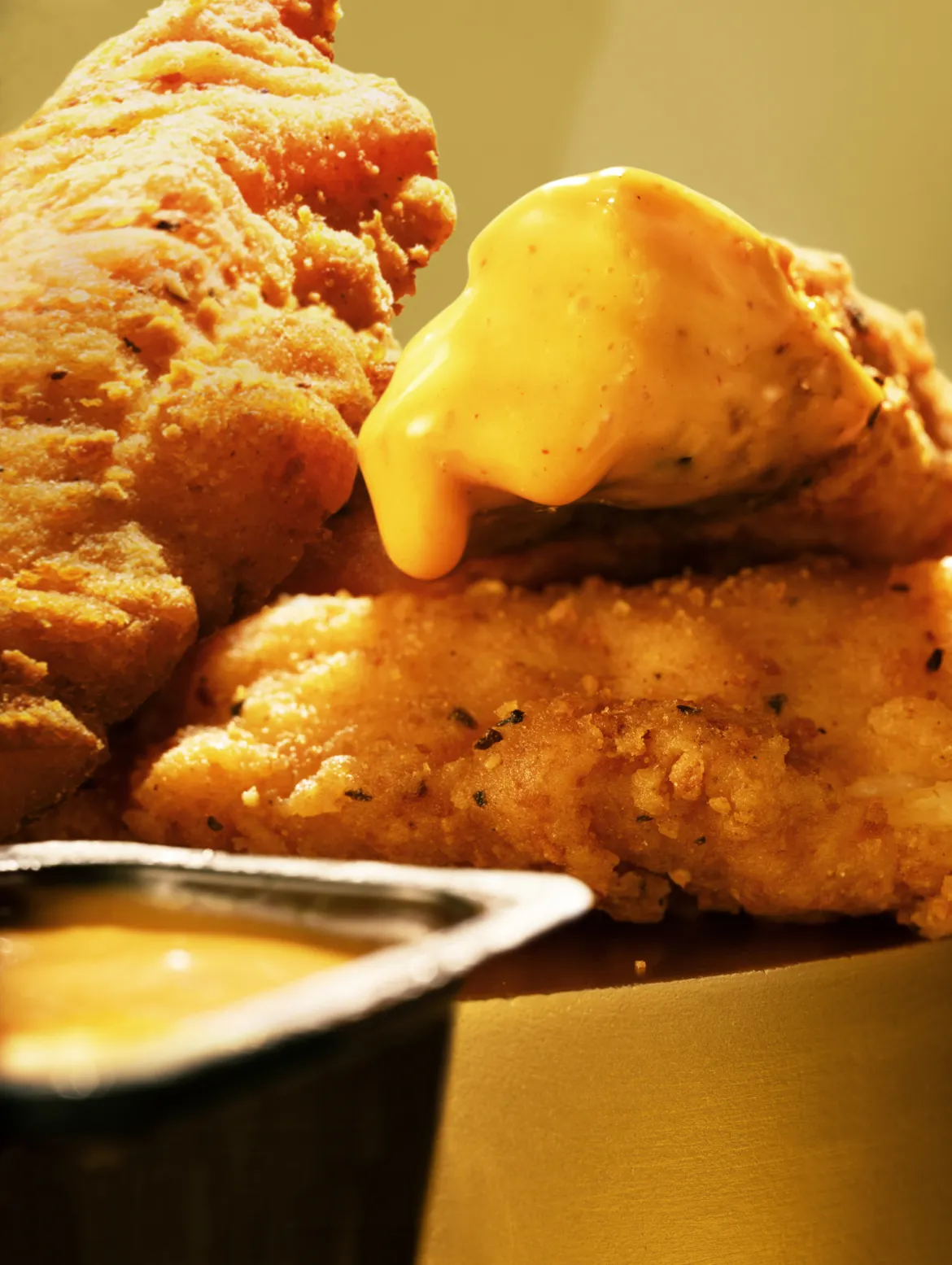 The Gold Sauce is an ode to North Carolina BBQ sauce