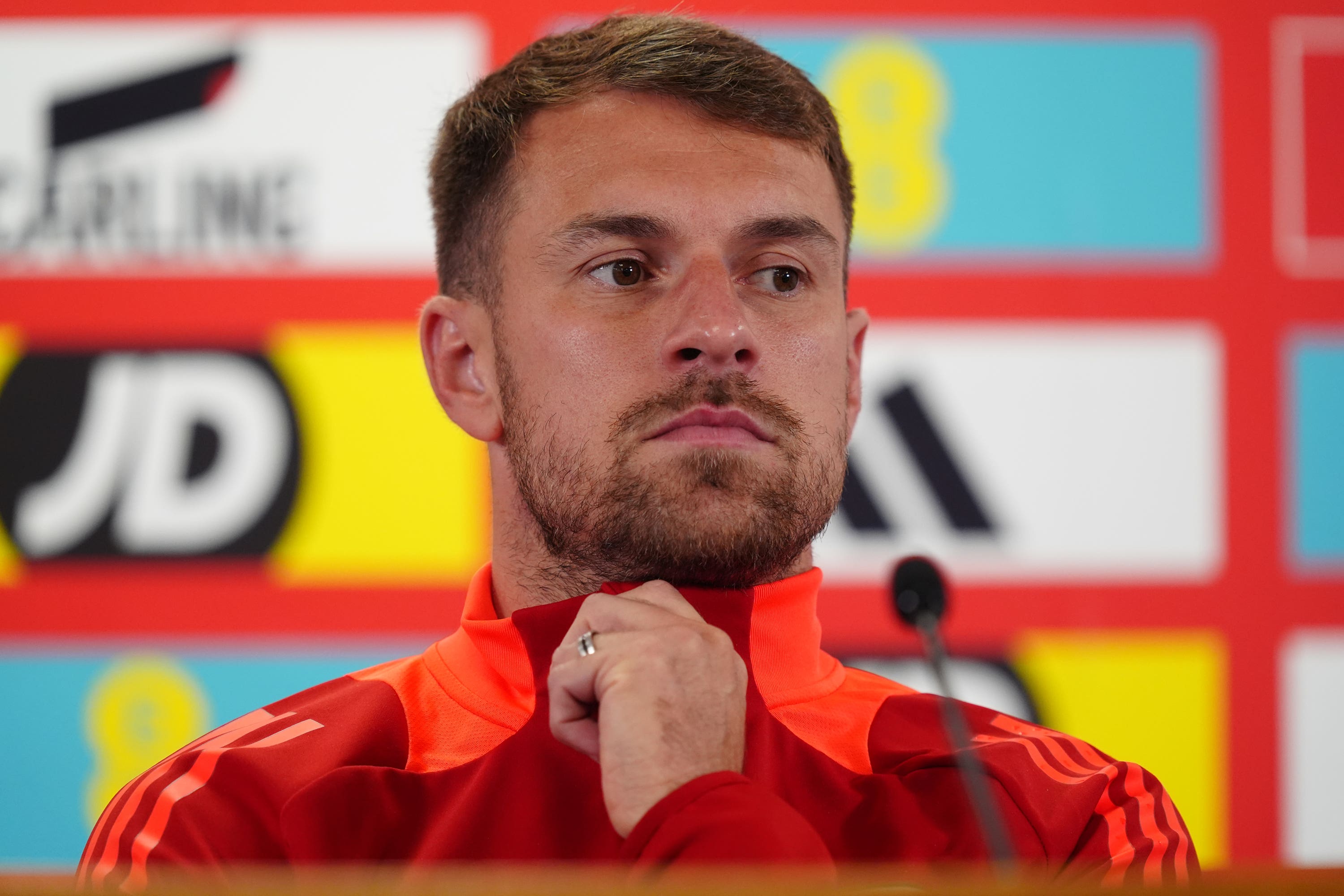 Captain Aaron Ramsey has been left out of the Wales squad for the World Cup qualifier in Kazakhstan (David Davies/PA)