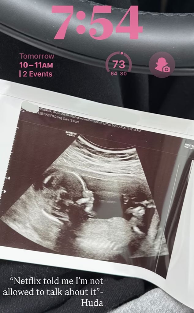 Ricki Maynard reveals the ultrasound for her baby