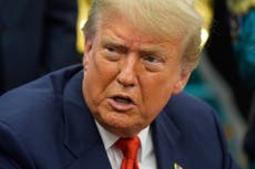 Trump’s approval rating plummets to record second term low, new poll says