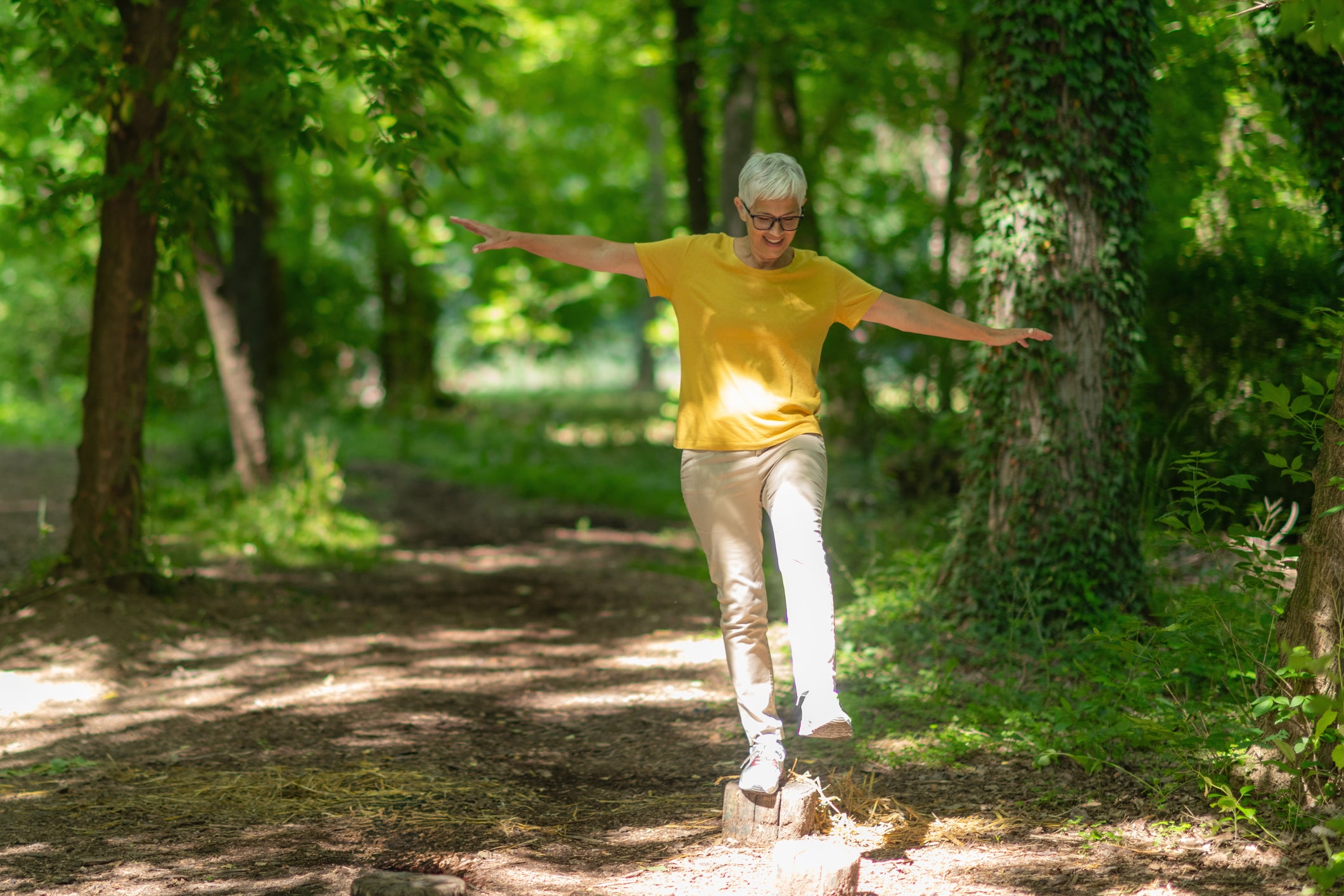 Falls are a leading cause of mobility difficulties, but training your balance can help protect against this