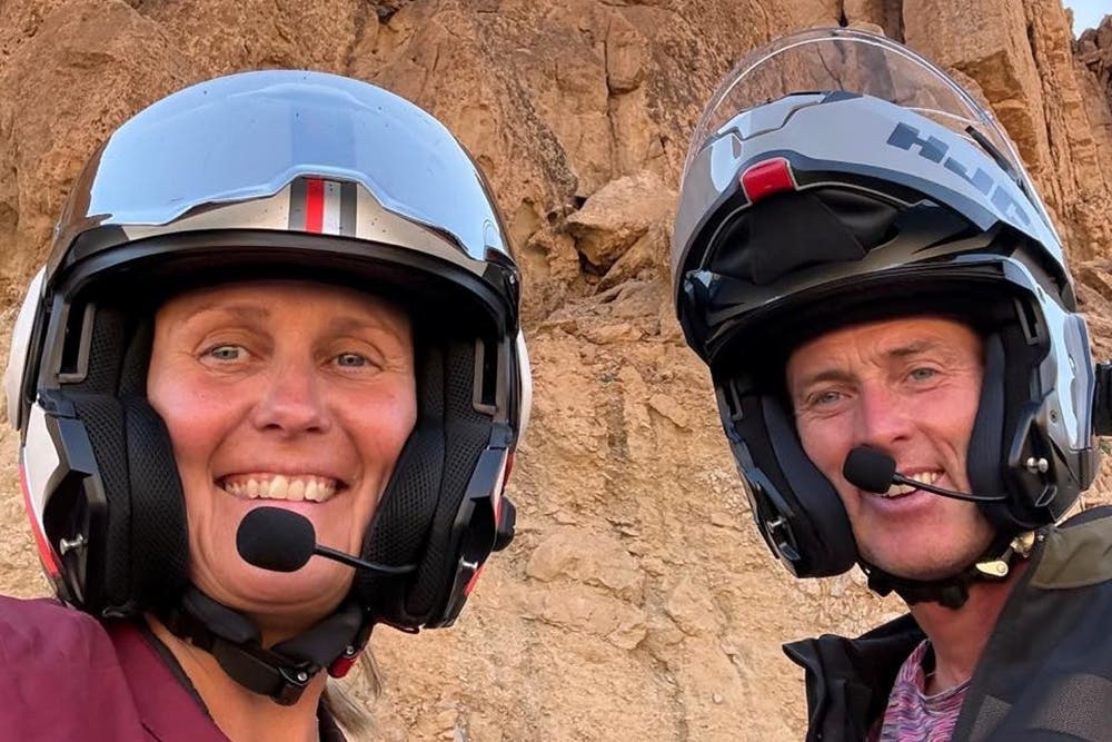 Lindsay and Craig Foreman were on a motorcycle tour around the world when they were taken into custody