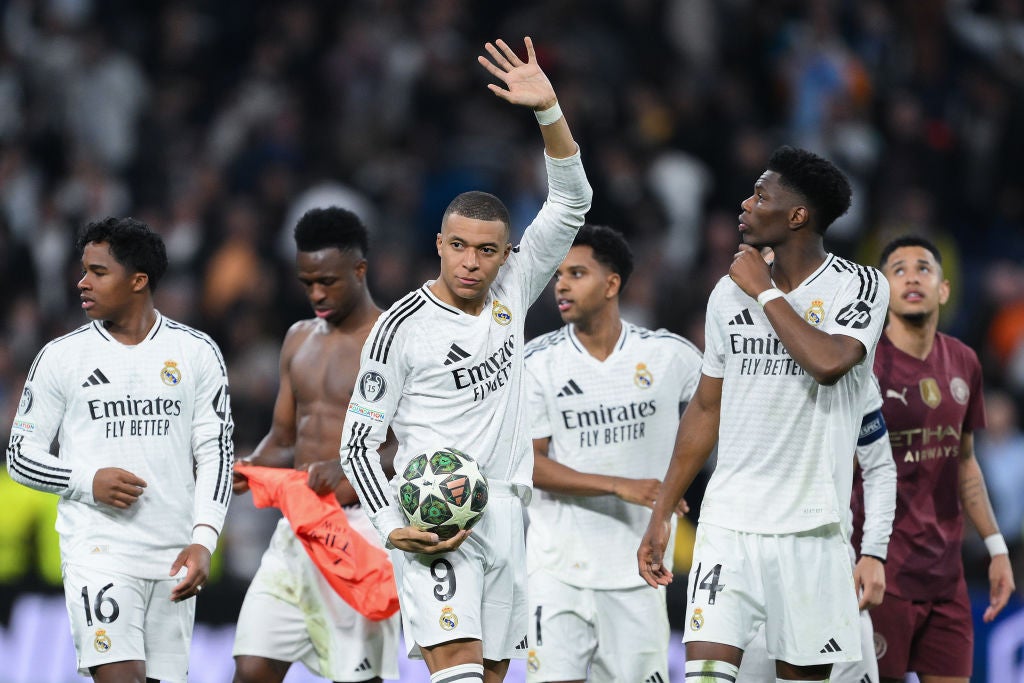 Mbappe got a hat-trick in the second leg of a 6-3 aggregate win for Madrid last season