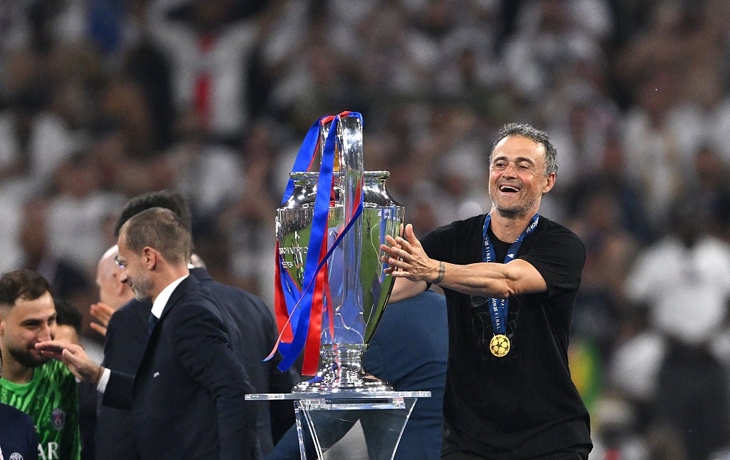 Luis Enrique will face his old club as the holders travel to Barcelona