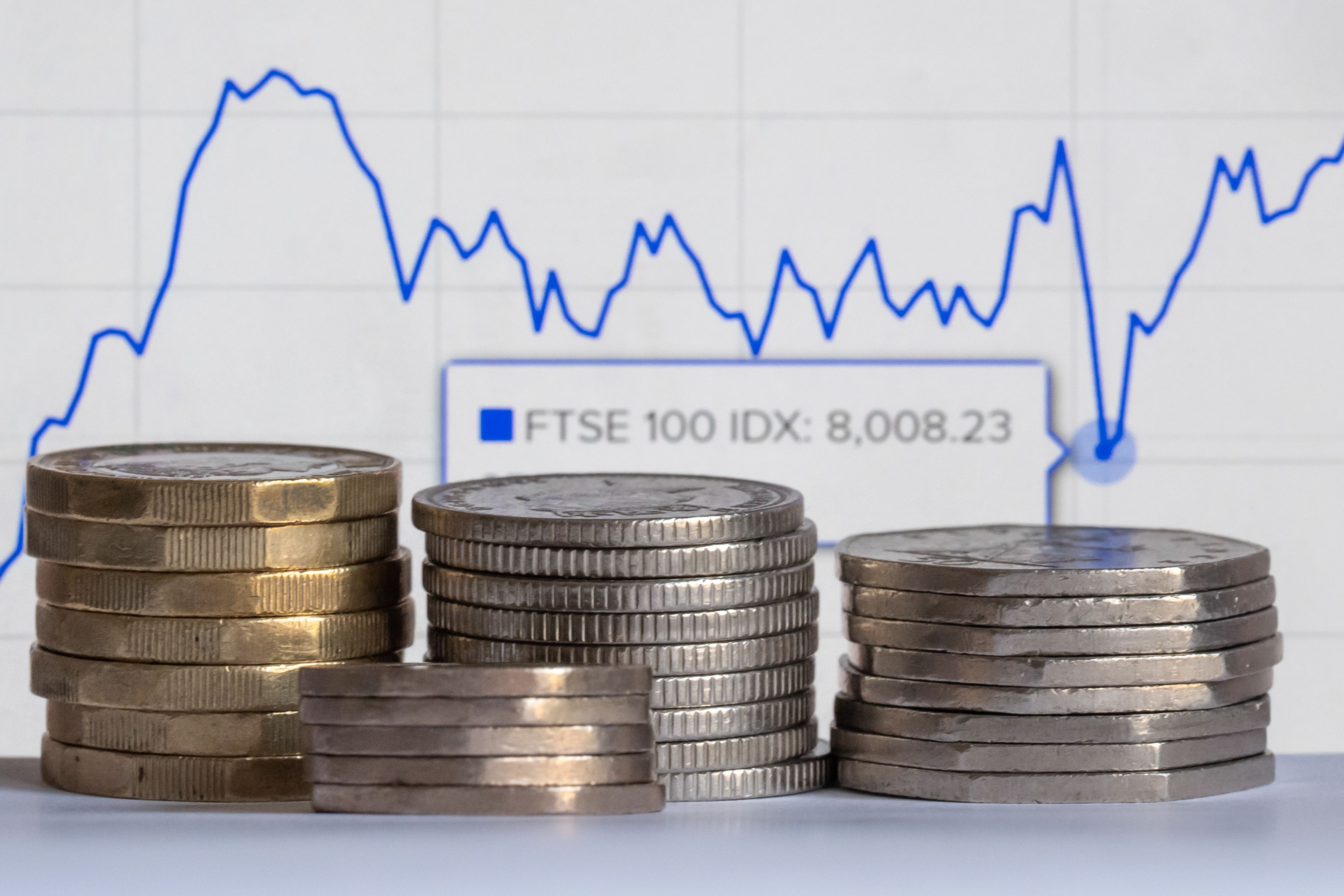 The London Stock Exchange website (PA)