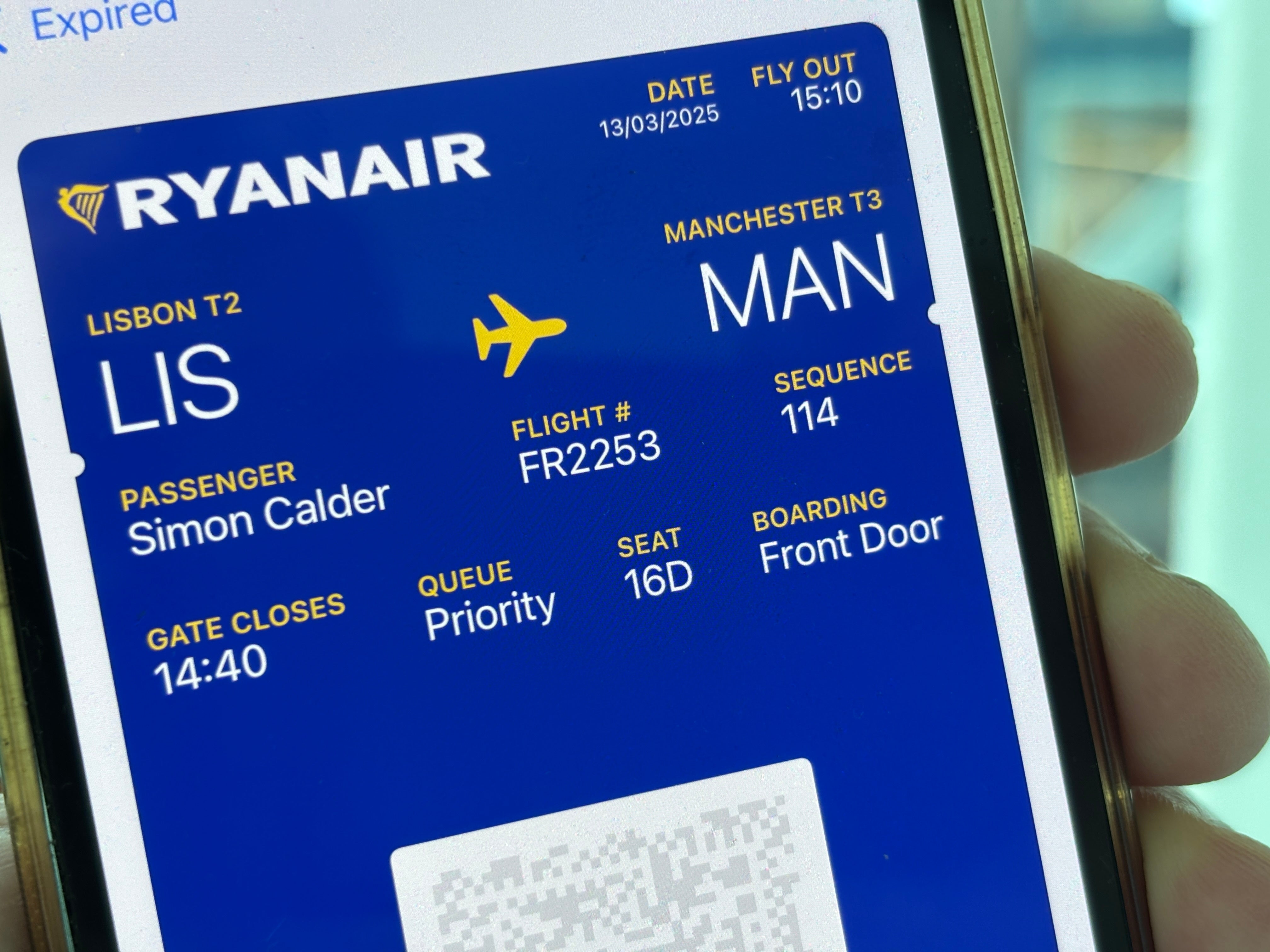 Passengers of Europe’s biggest budget airline will be expected to present their boarding pass in the Ryanair app from 3 November