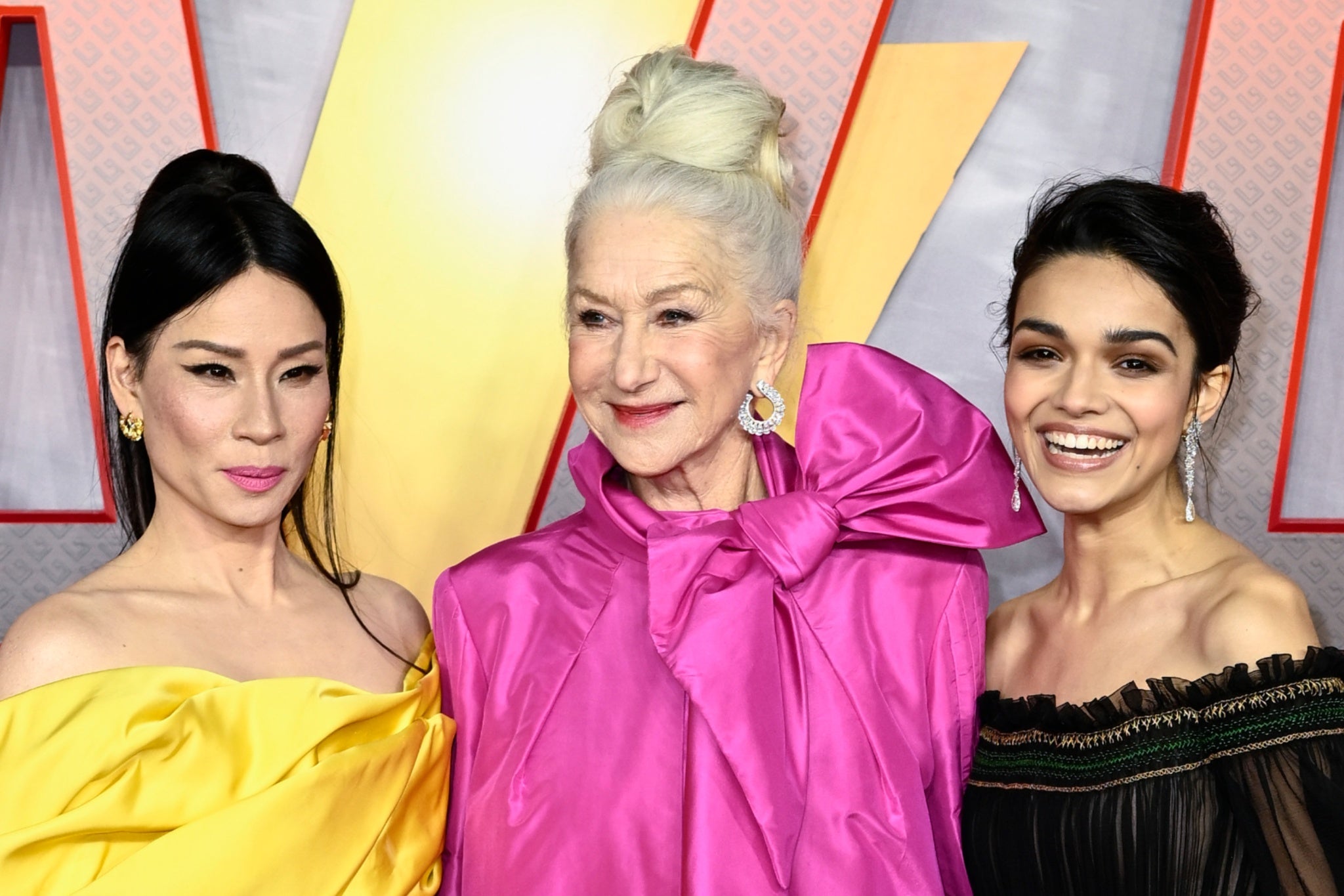 ‘We text each other all the time,’ Mirren (middle) said about her two former co-stars