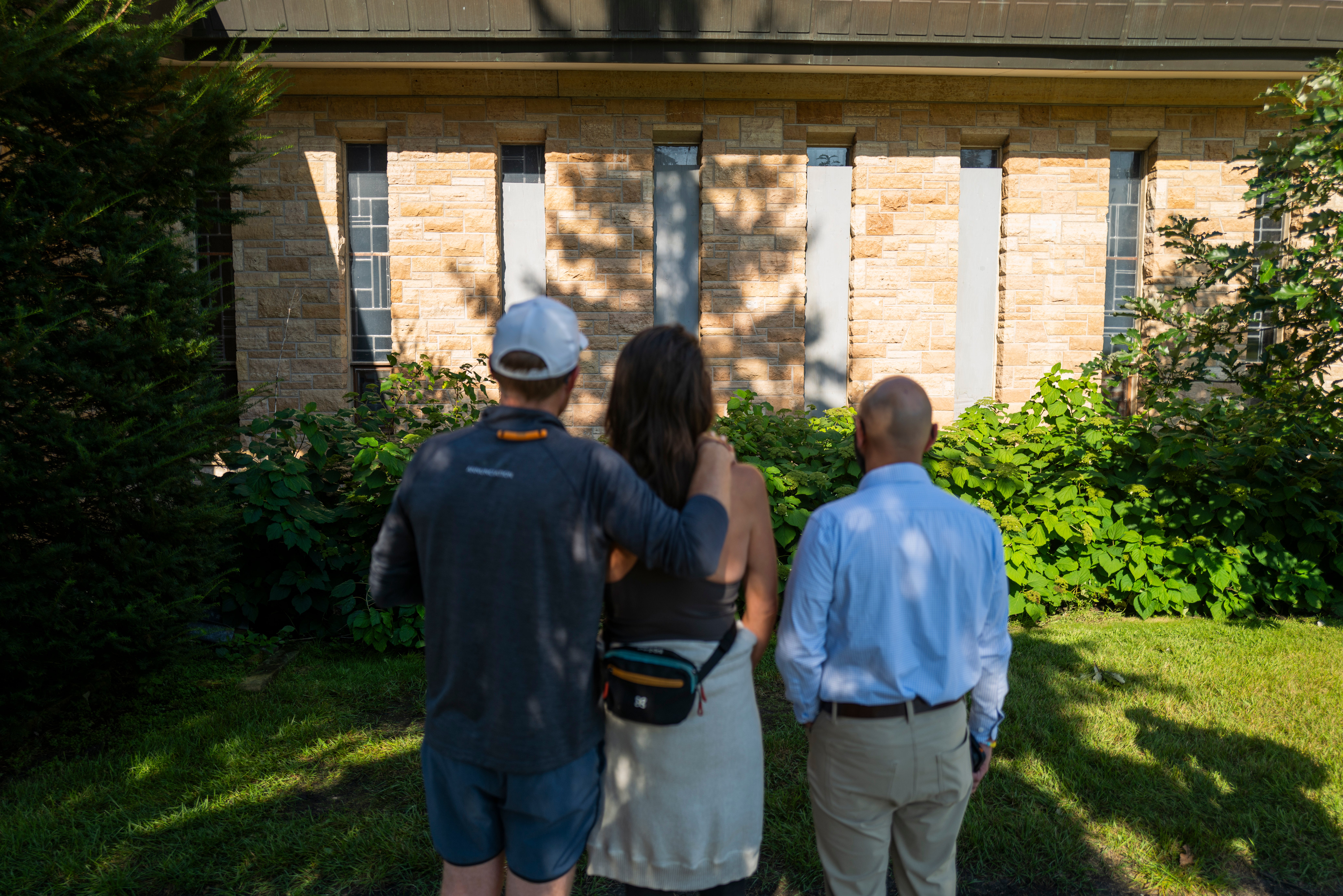 Police say they found 116 rifle rounds outside the church as the suspect fired at children through the windows.