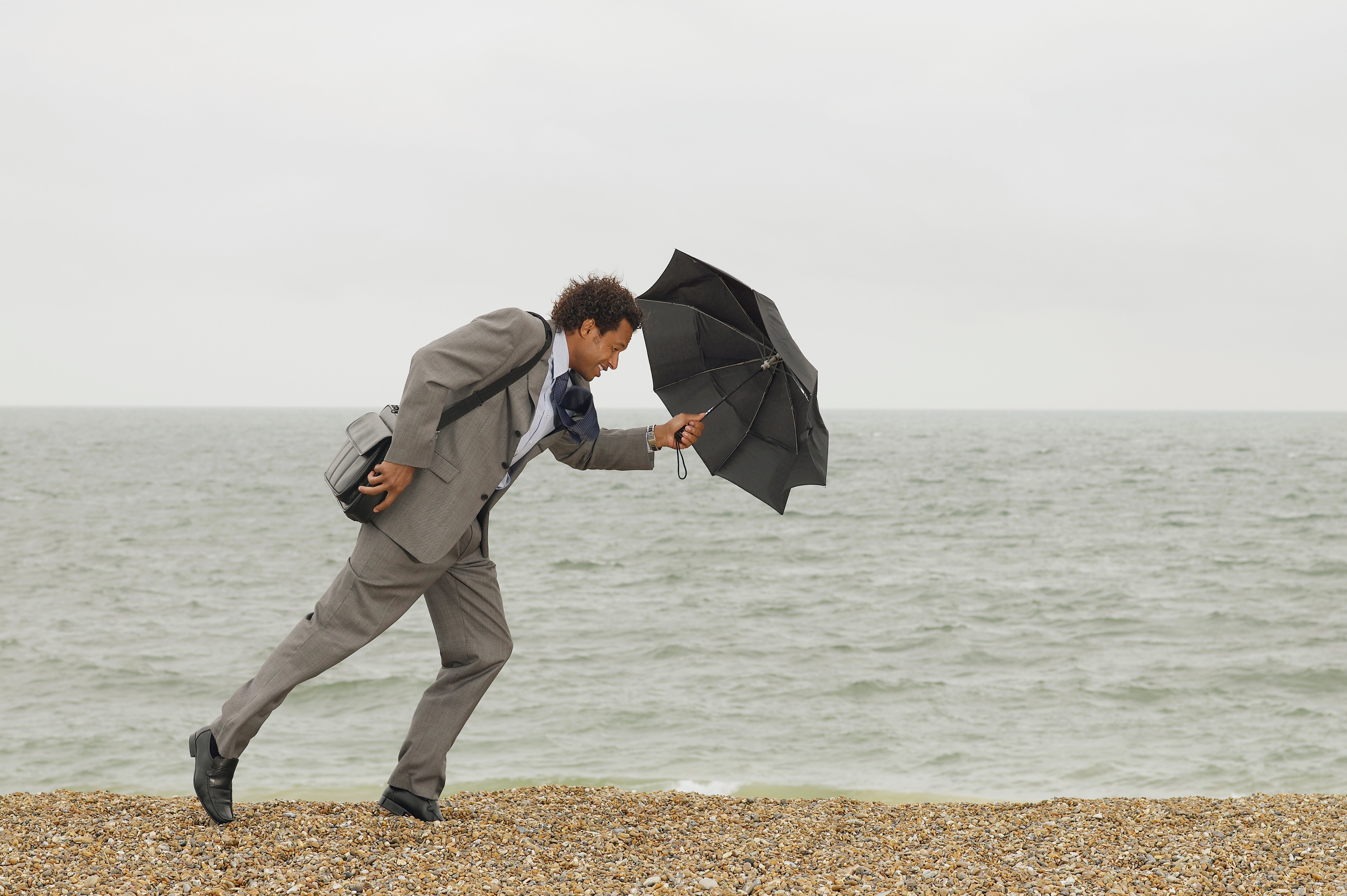 The dreary British weather is a never-ending source for jokes