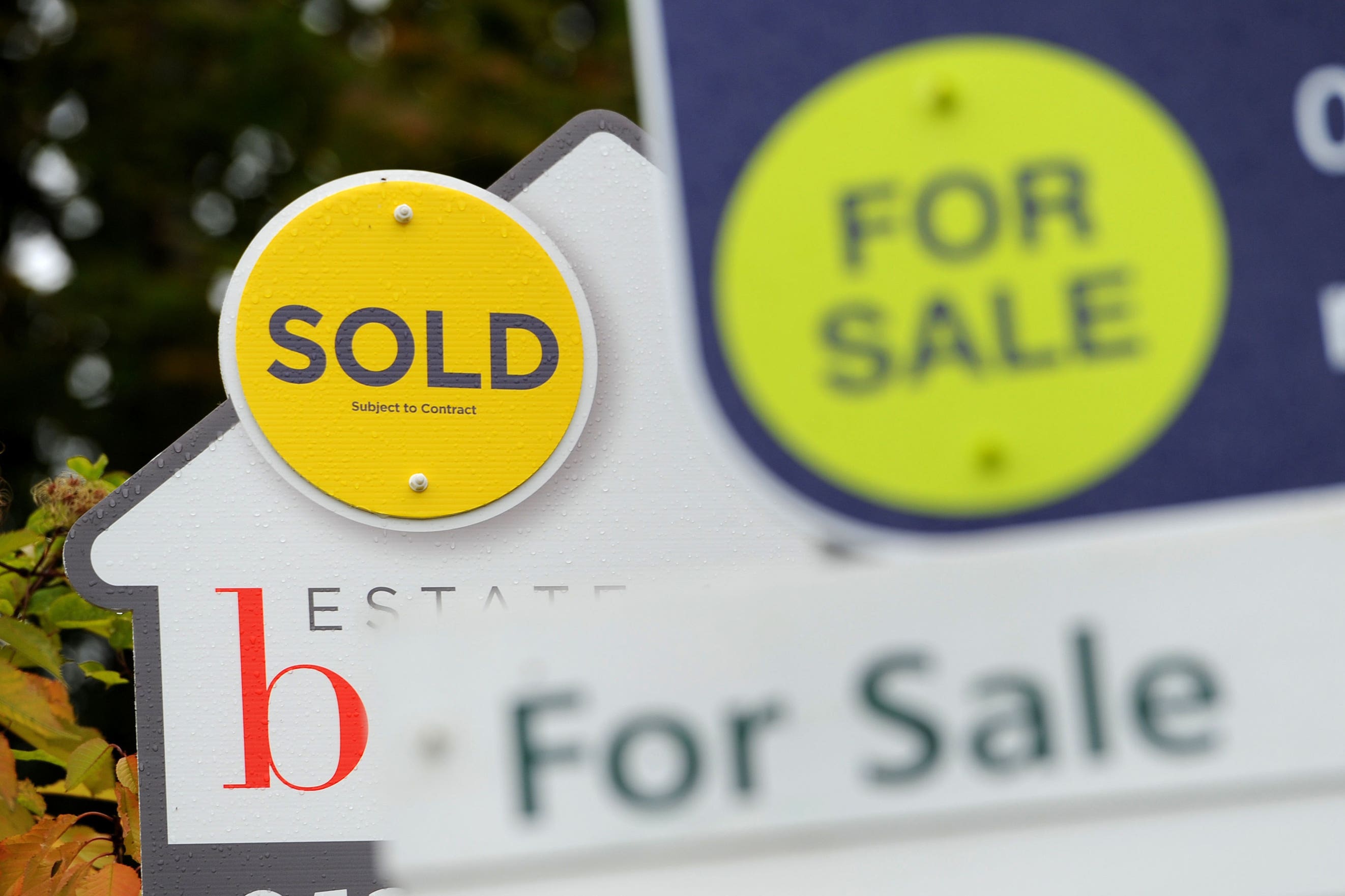 HMRC figures show house sales recovered further last month (PA)