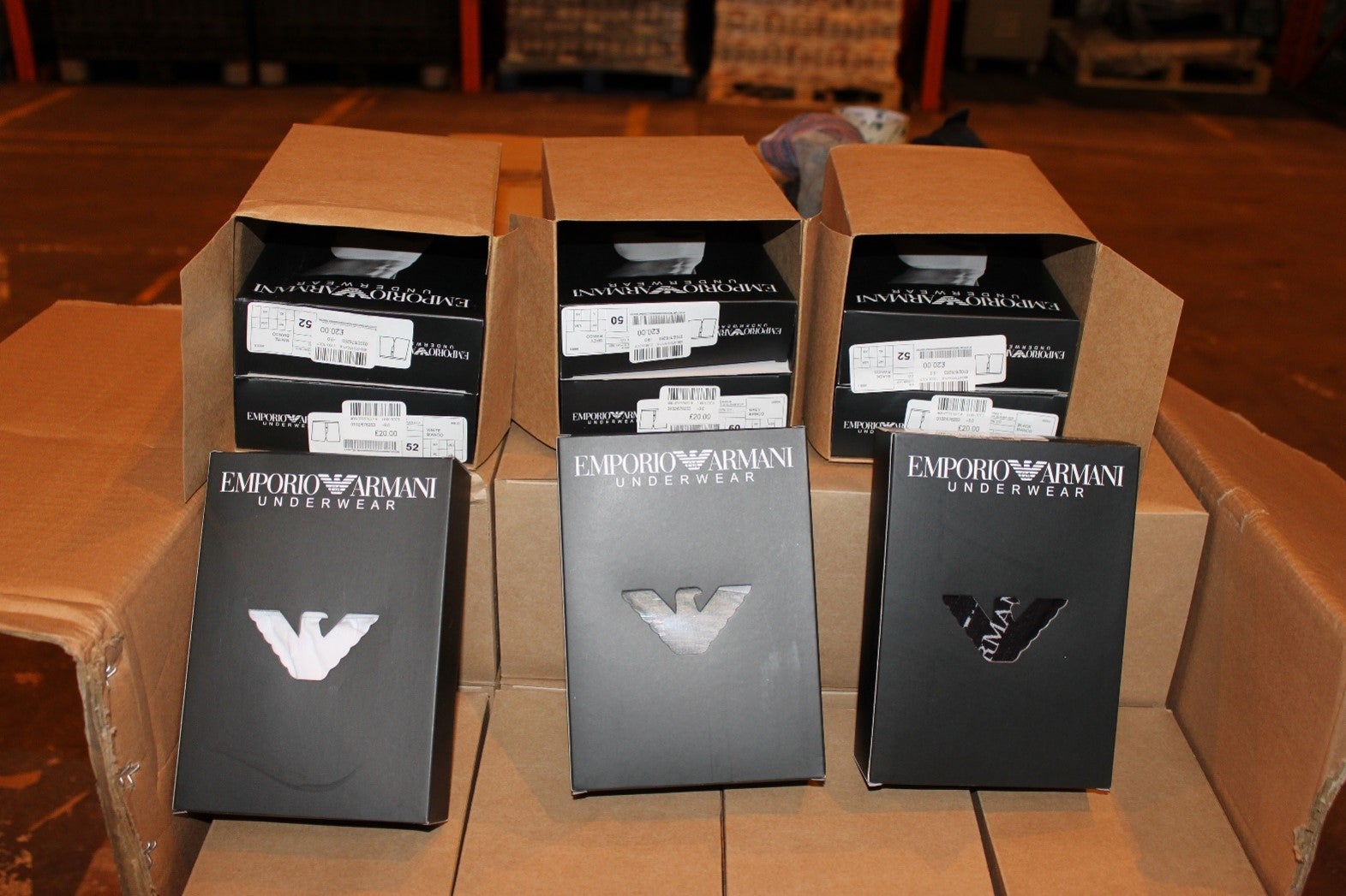 Counterfeit underwear seized during raids on Arif Patel’s tax scam operation