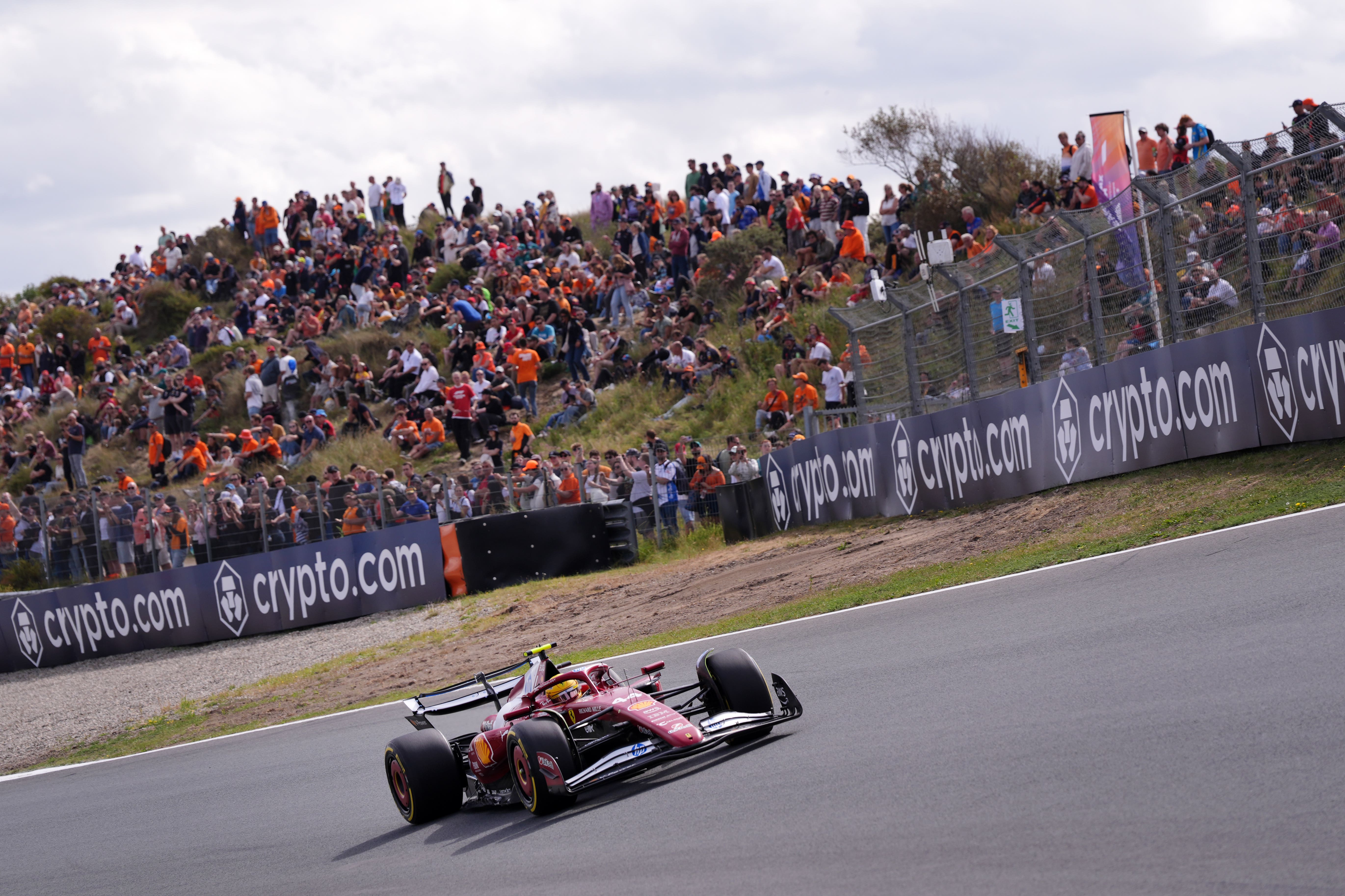 Lewis Hamilton and Ferrari struggled during first practice (Bradley Collyer/PA)