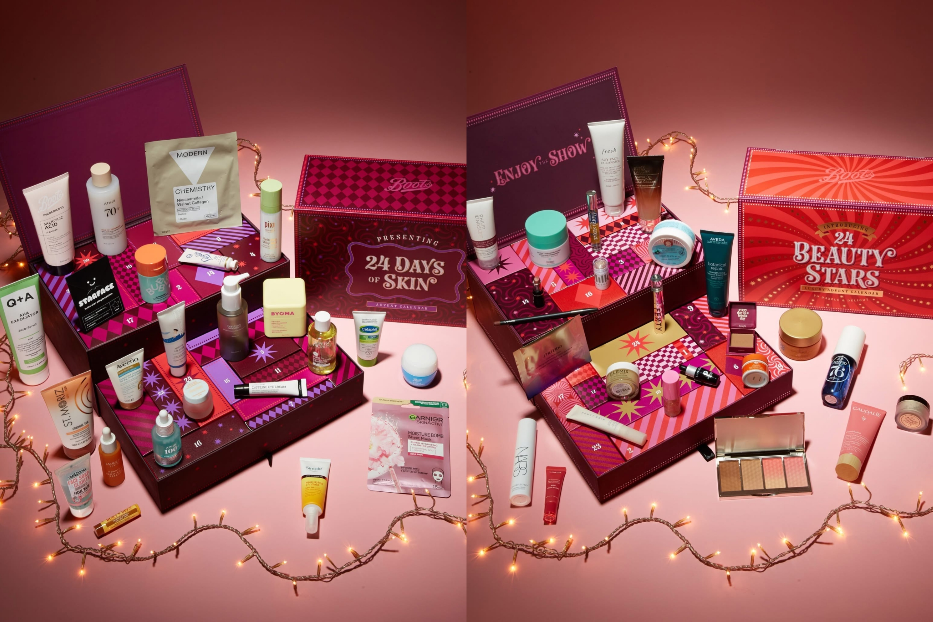 best beauty advent calendar 2025 boots 24 beauty stars indybest