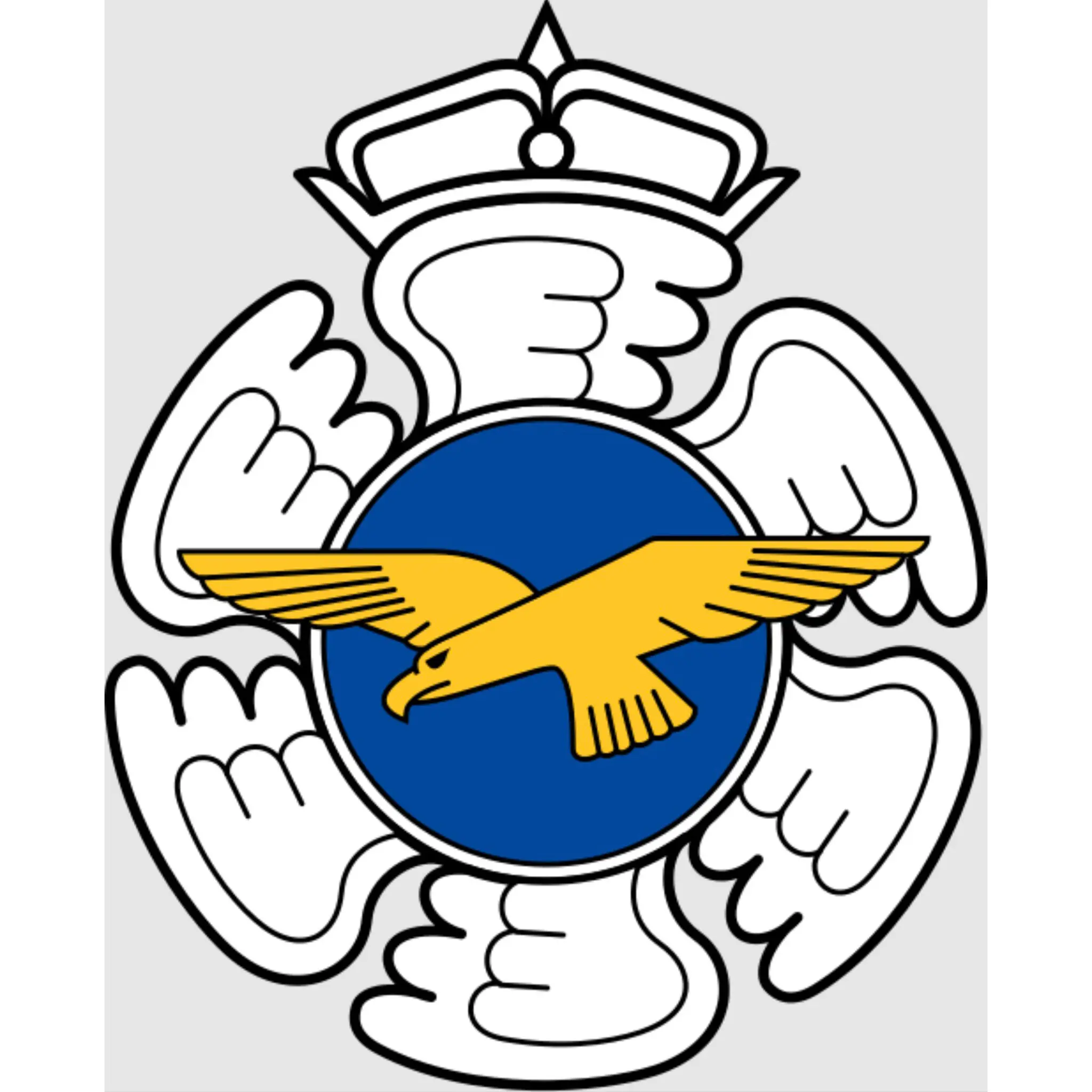 Finland’s Air Force said will replace the swastika on its flag with an image of a golden eagle over a blue circle