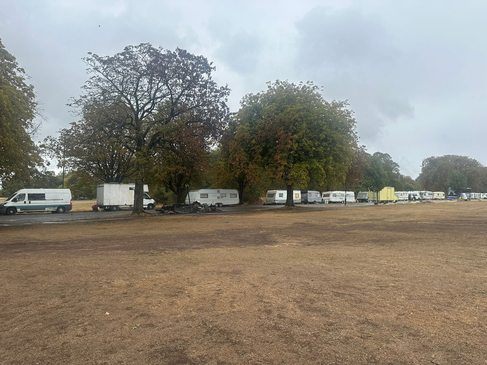 Caravans line many of the roads which dissect Durdham Down, but there are many other sites across Bristol where the vehicles are parked on kerbsides