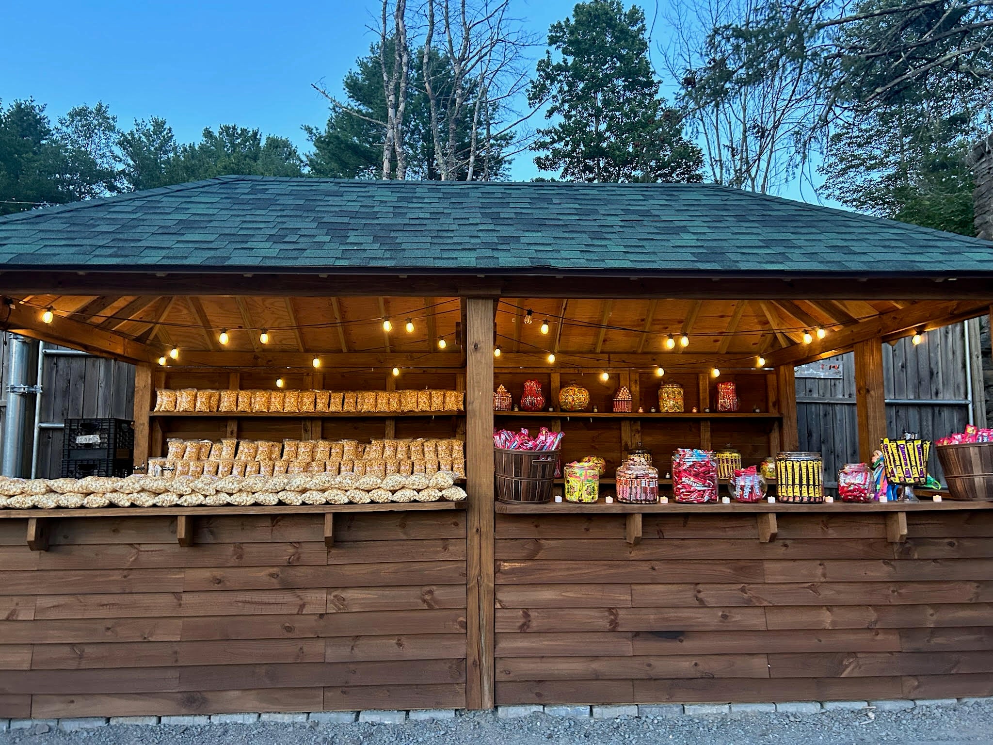 One event included a movie night under the stars, complete with a snack bar