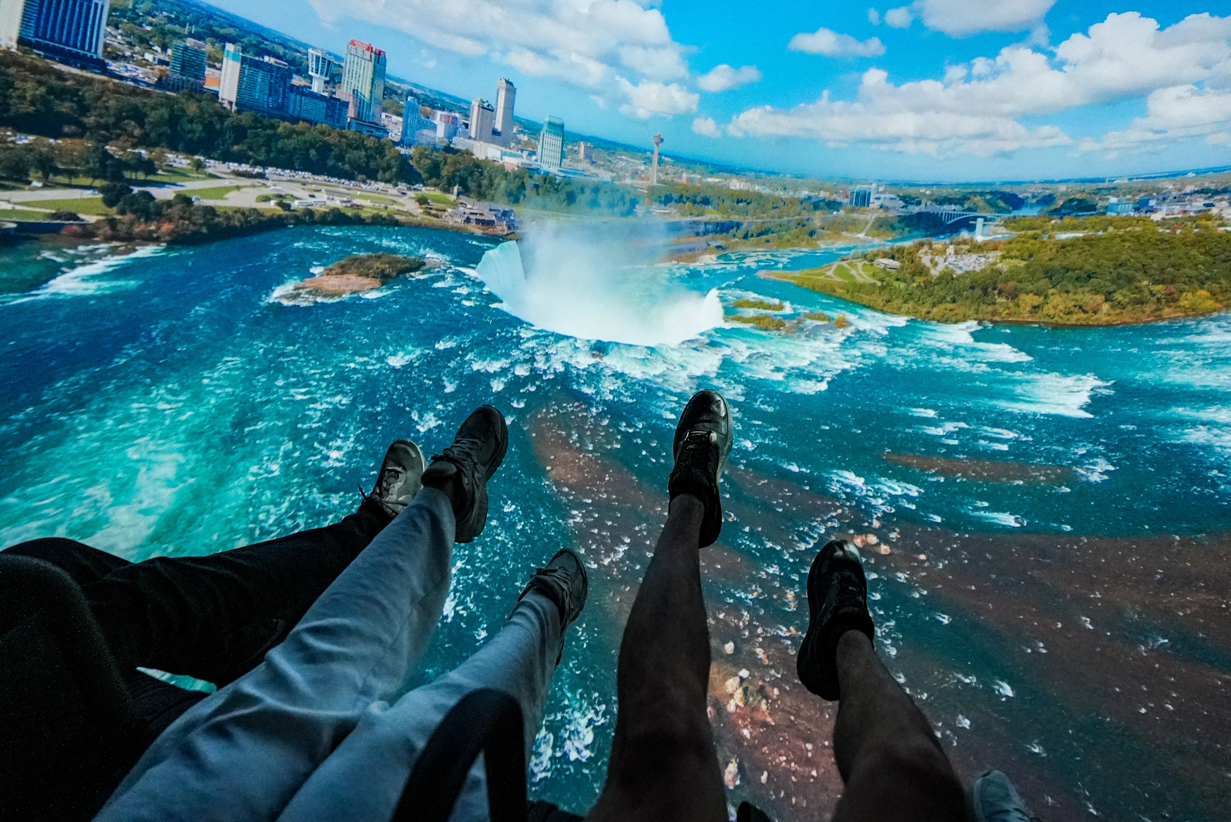 ‘Niagara Takes Flight’ used drone cinematography to take riders inches from the falls