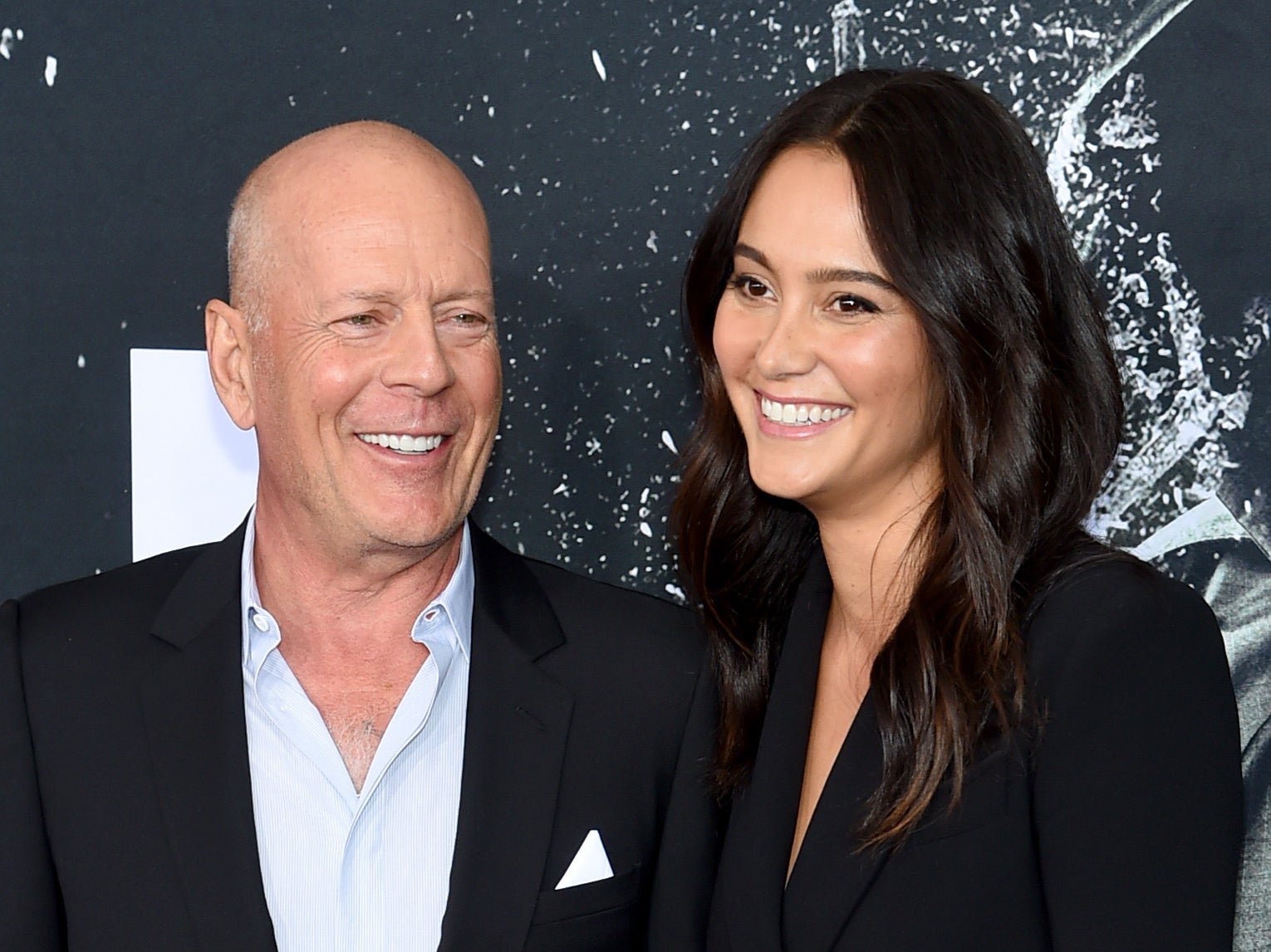 Bruce Willis and Emma Heming Willis in 2019