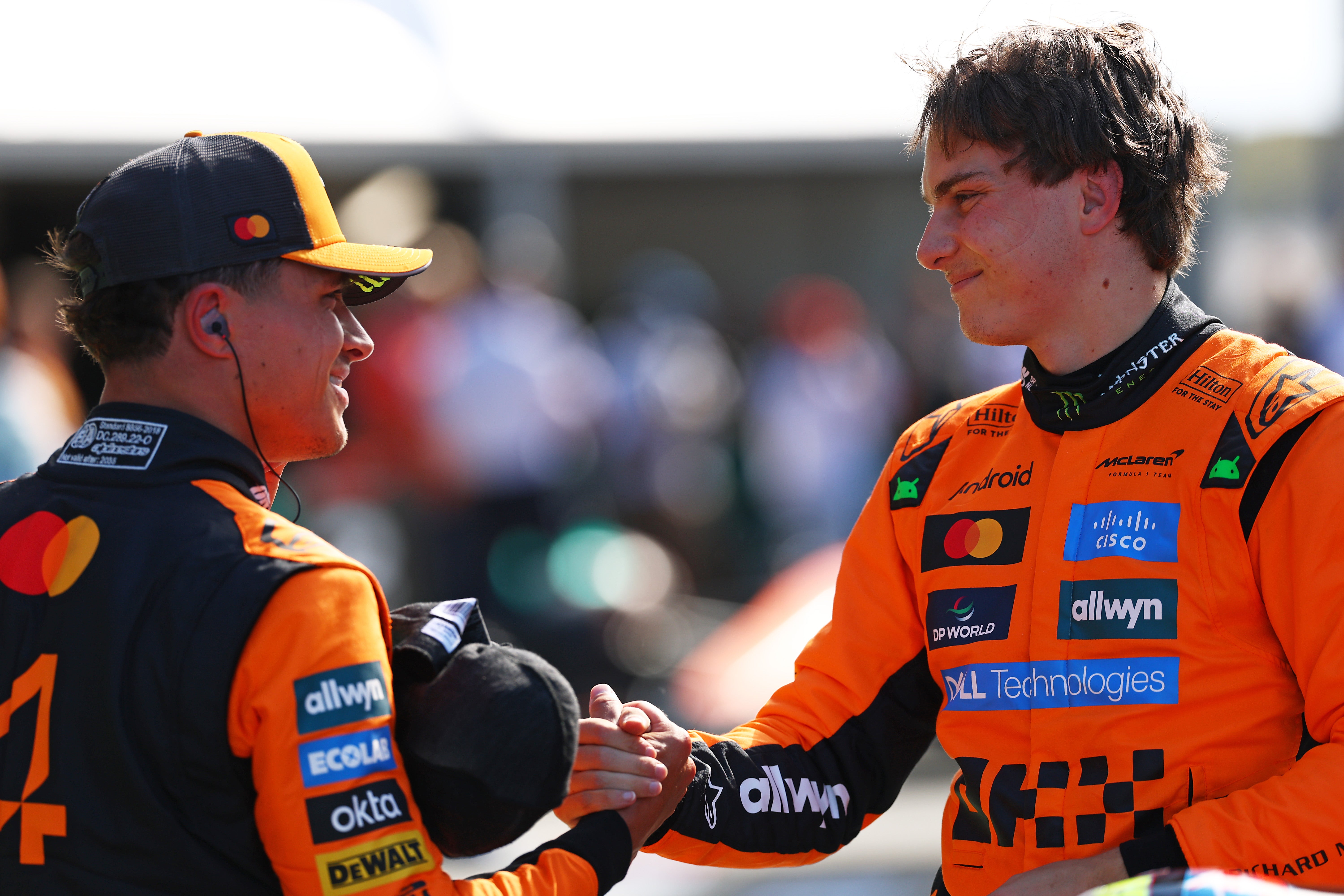 Oscar Piastri pipped Lando Norris to pole position in Zandvoort