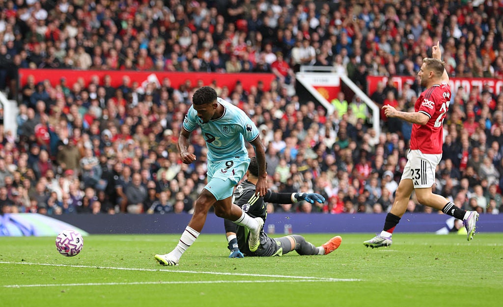 Burnley were unfortunate to have a Lyle Foster goal ruled out for offside