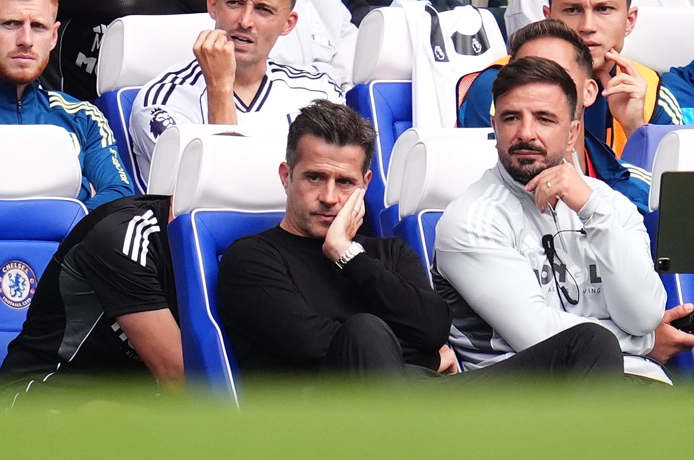 Marco Silva was fuming with the first-half decision (Adam Davy/PA)