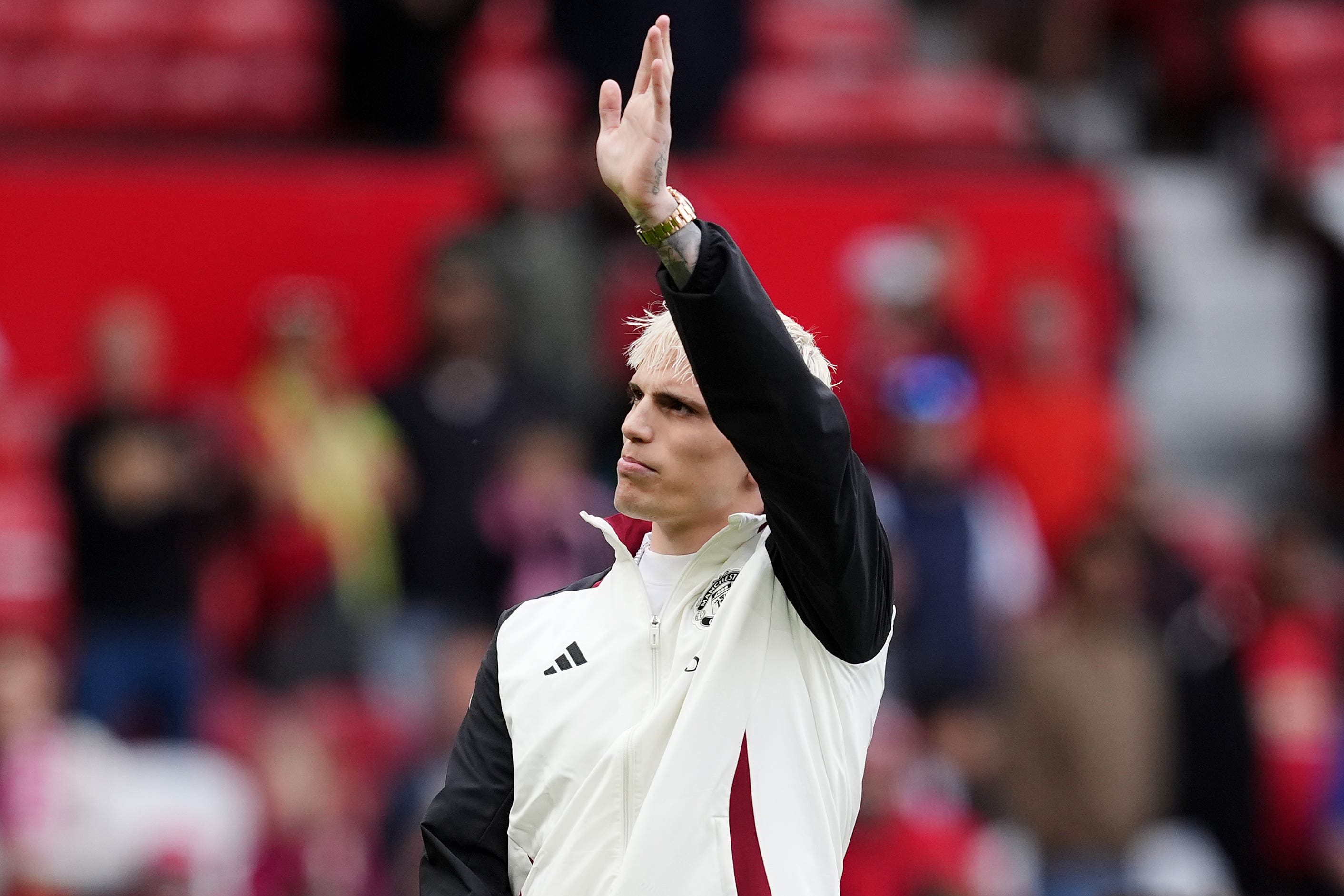 Alejandro Garnacho has swapped Old Trafford for Chelsea (Martin Rickett/PA)