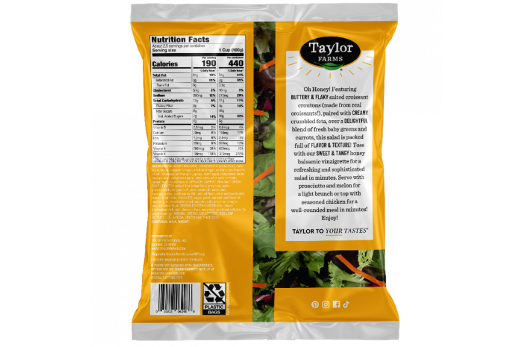 The Taylor Farms honey and balsamic kit has been recalled