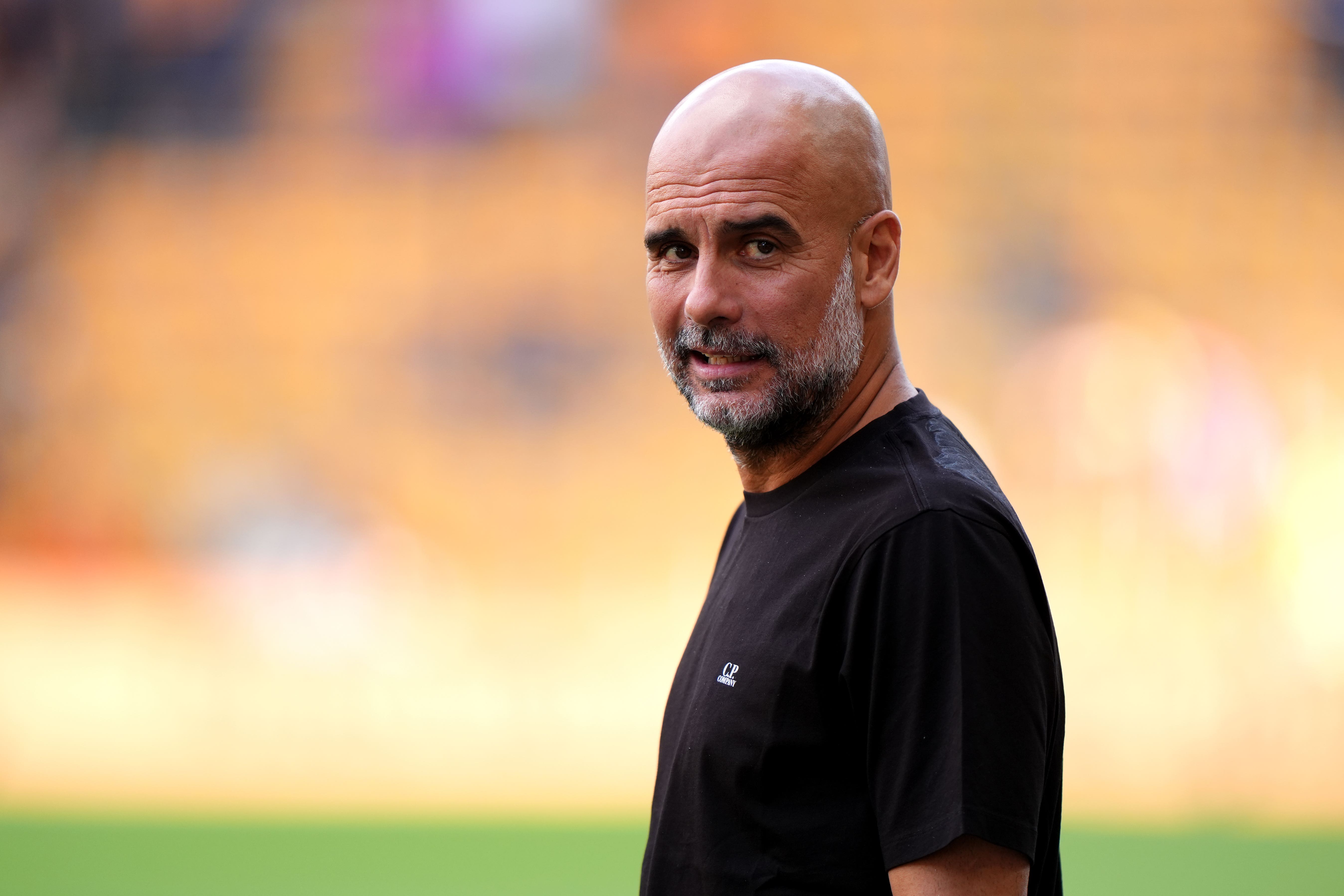 Pep Guardiola is not comparing his current side to some of his best teams (Bradley Collyer/PA)