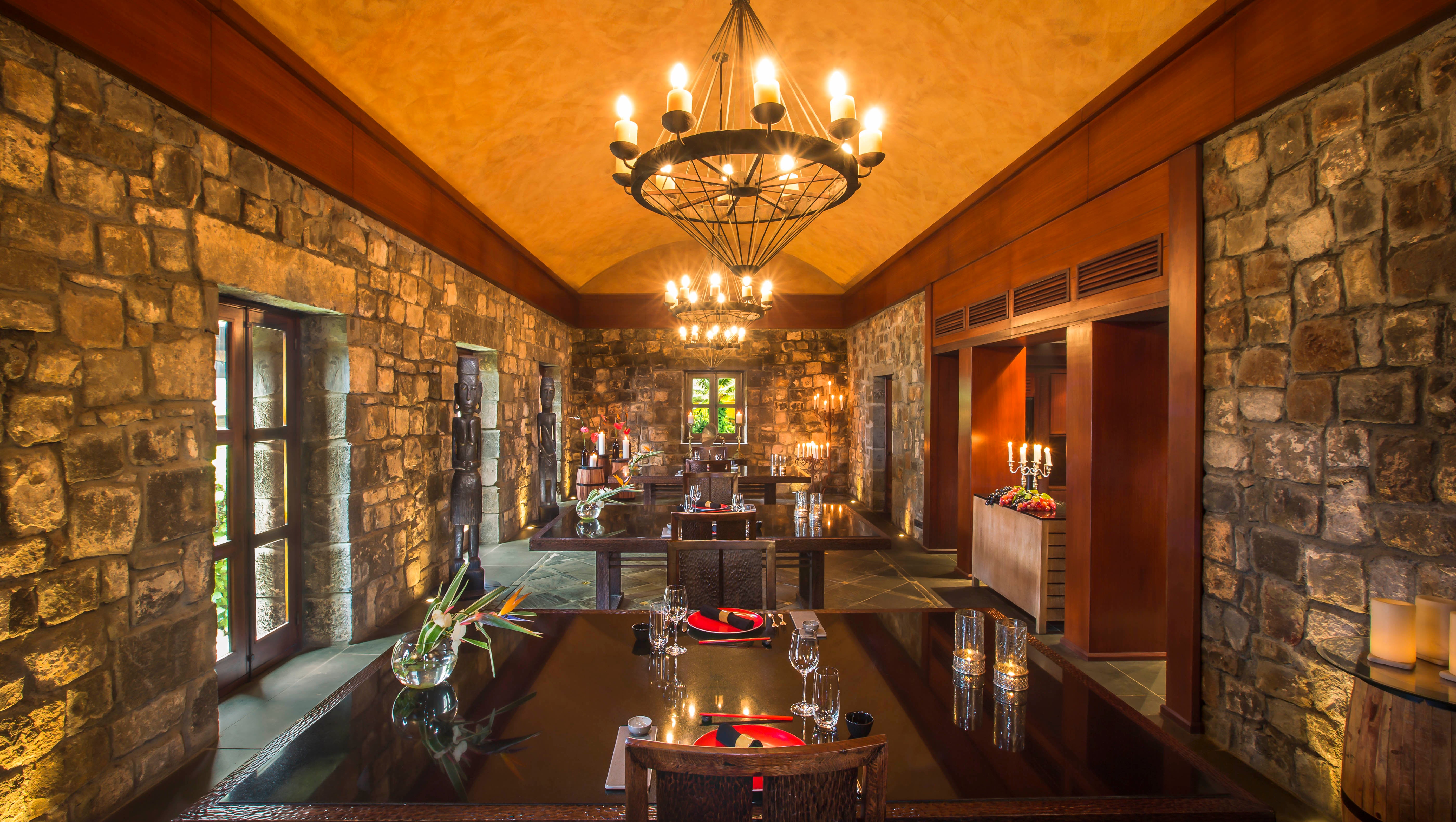 Rum tastings are held in the Gunpowder Room, which is an adults-only restaurant open for dining on Tuesdays and Thursdays
