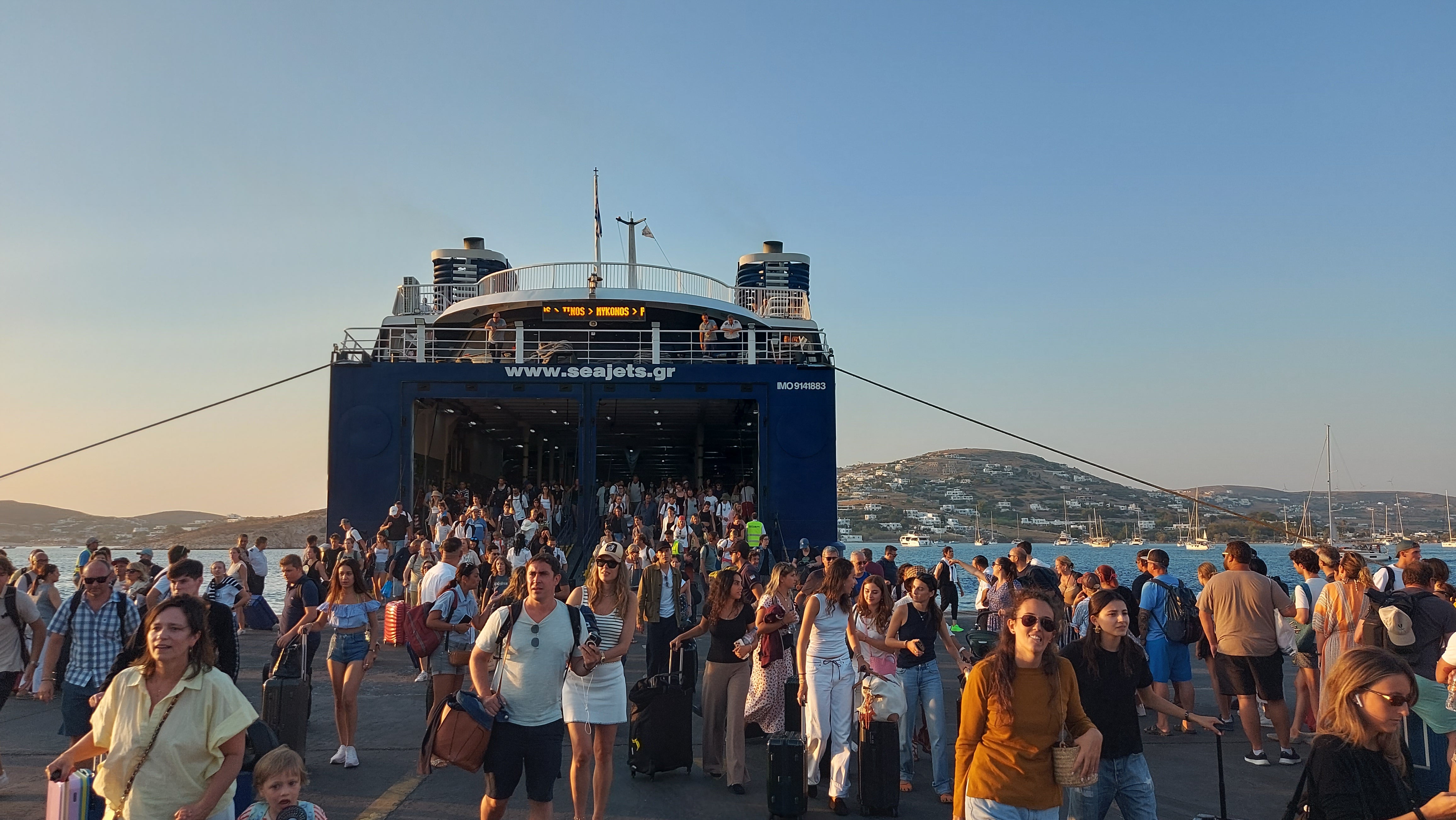 Disembarking in Paros's capital, Parikia, isn't exactly a ‘Mamma Mia arrival’, says Ted, but the island's charms ‘are quickly revealed’
