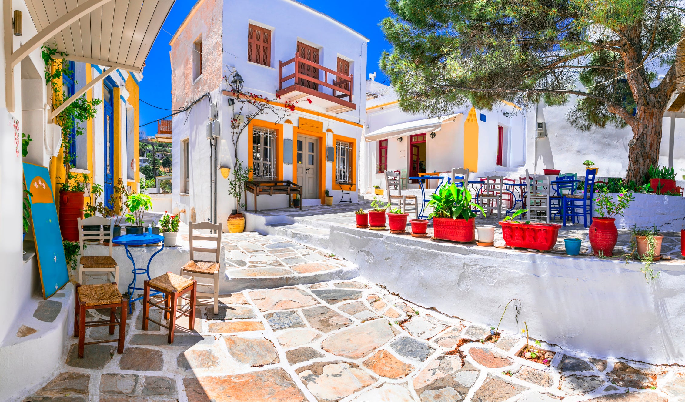 Lefkes is regarded as Paros's cutest village. 'Its labyrinthine streets are a sheer delight to lose yourself in,' discovers Ted