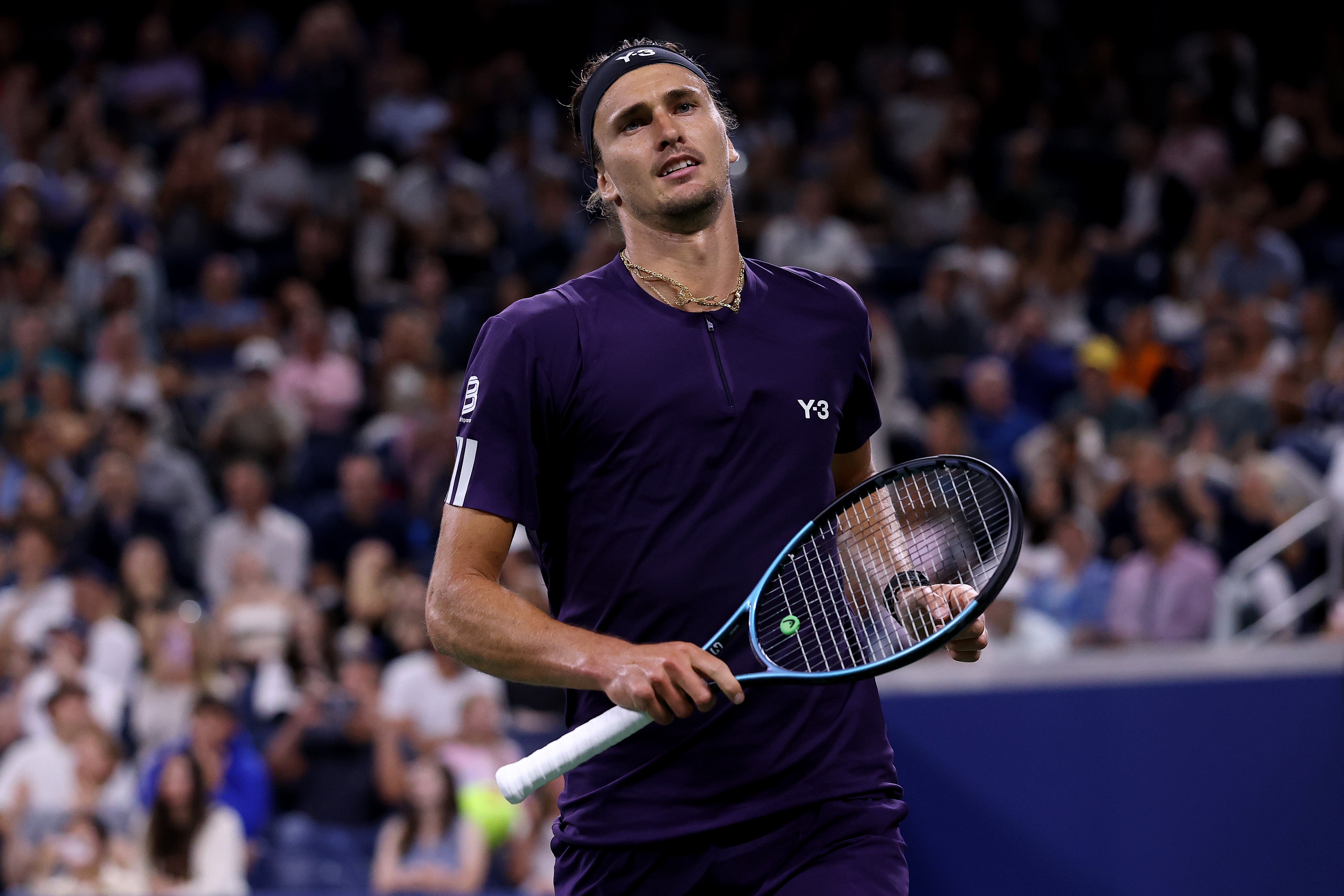 Alexander Zverev is out of the US Open