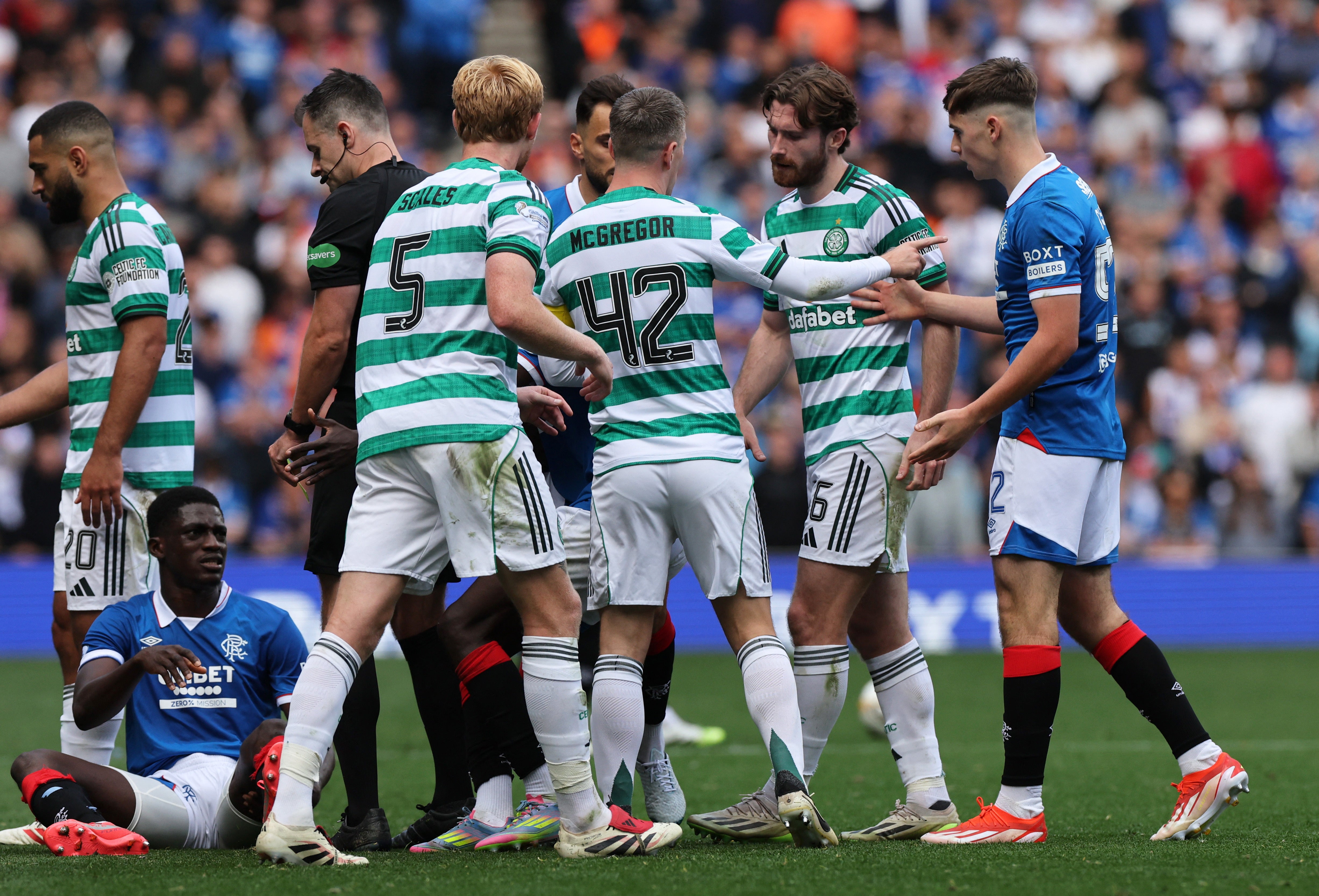 Rangers and Celtic played out a goalless draw in the first Old Firm of the season