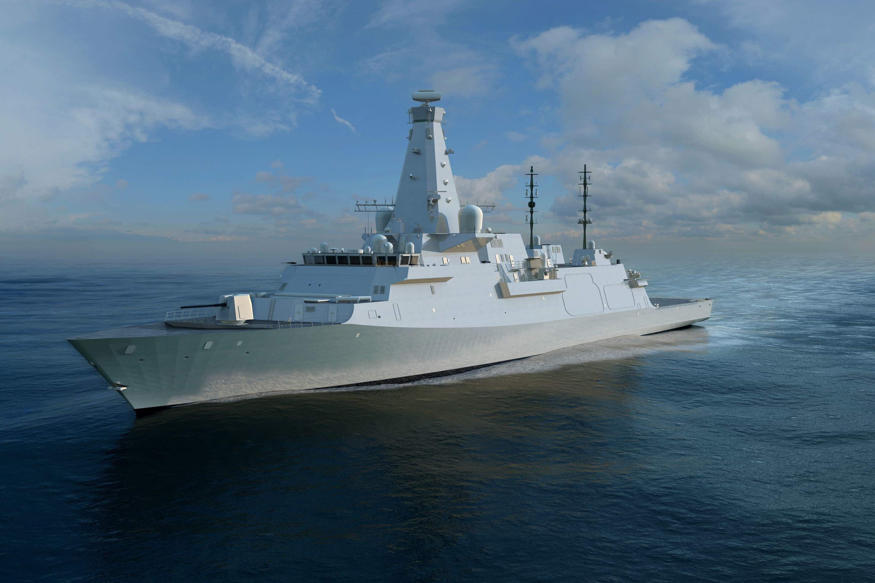 The type 26 frigates will be built in Glasgow (BAE/PA)