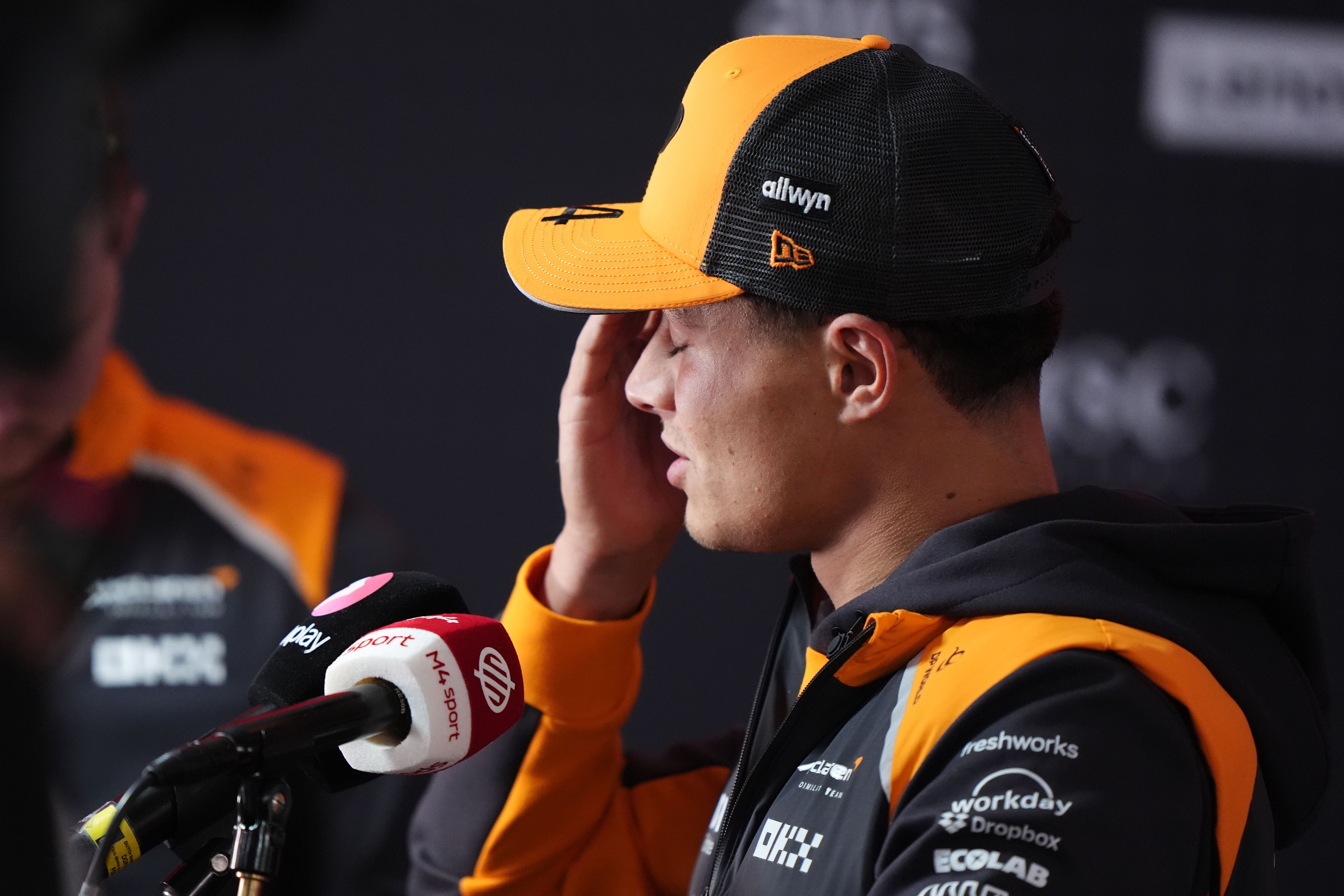 Lando Norris knows he has a huge uphill struggle to win his maiden world championship (Bradley Collyer/PA)