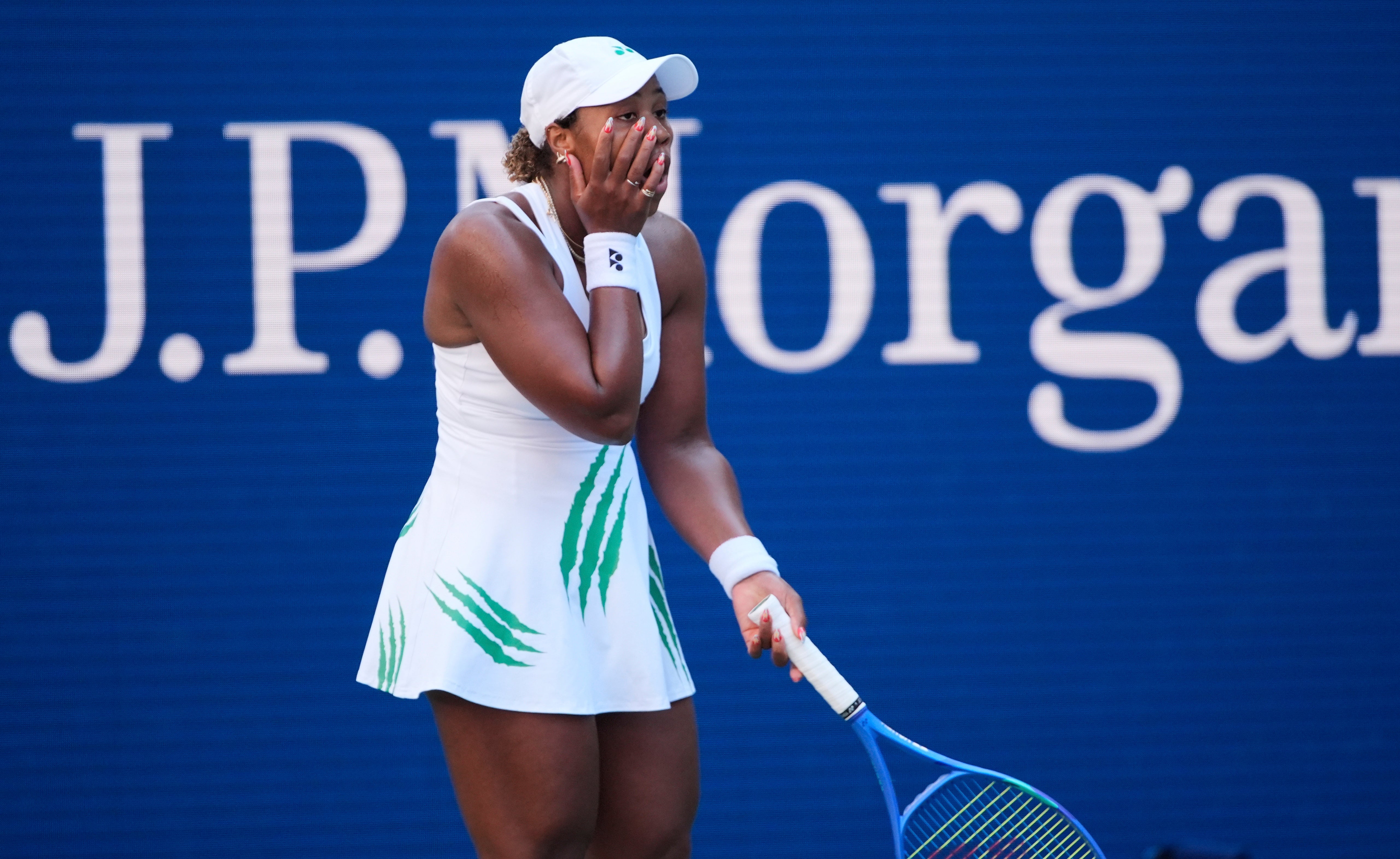Taylor Townsend had eight match points (Pamela Smith/AP)