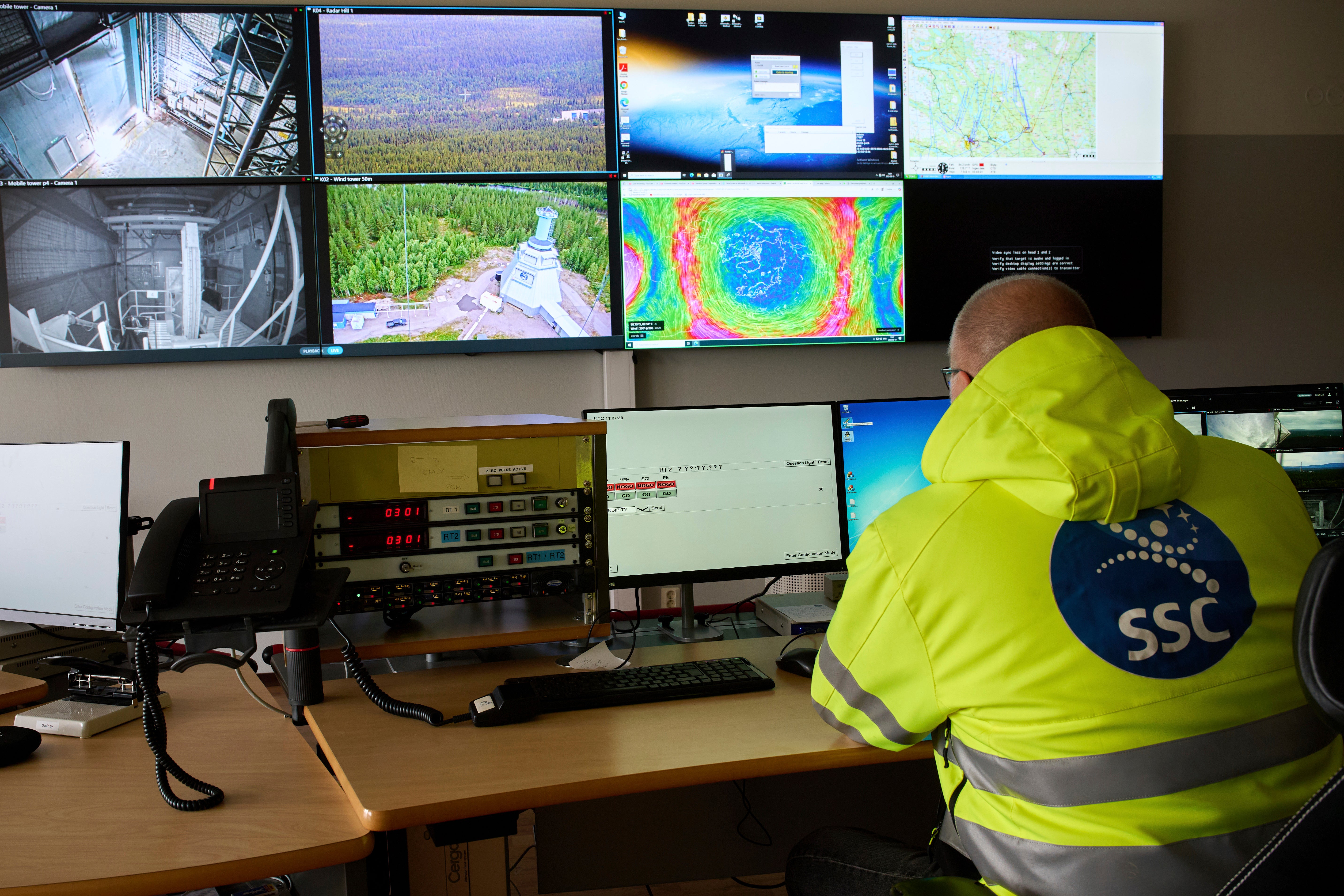 Esrange is owned and operated by the Swedish Space Corporation and based more than 200 kilometers (120 miles) north of the Arctic Circle