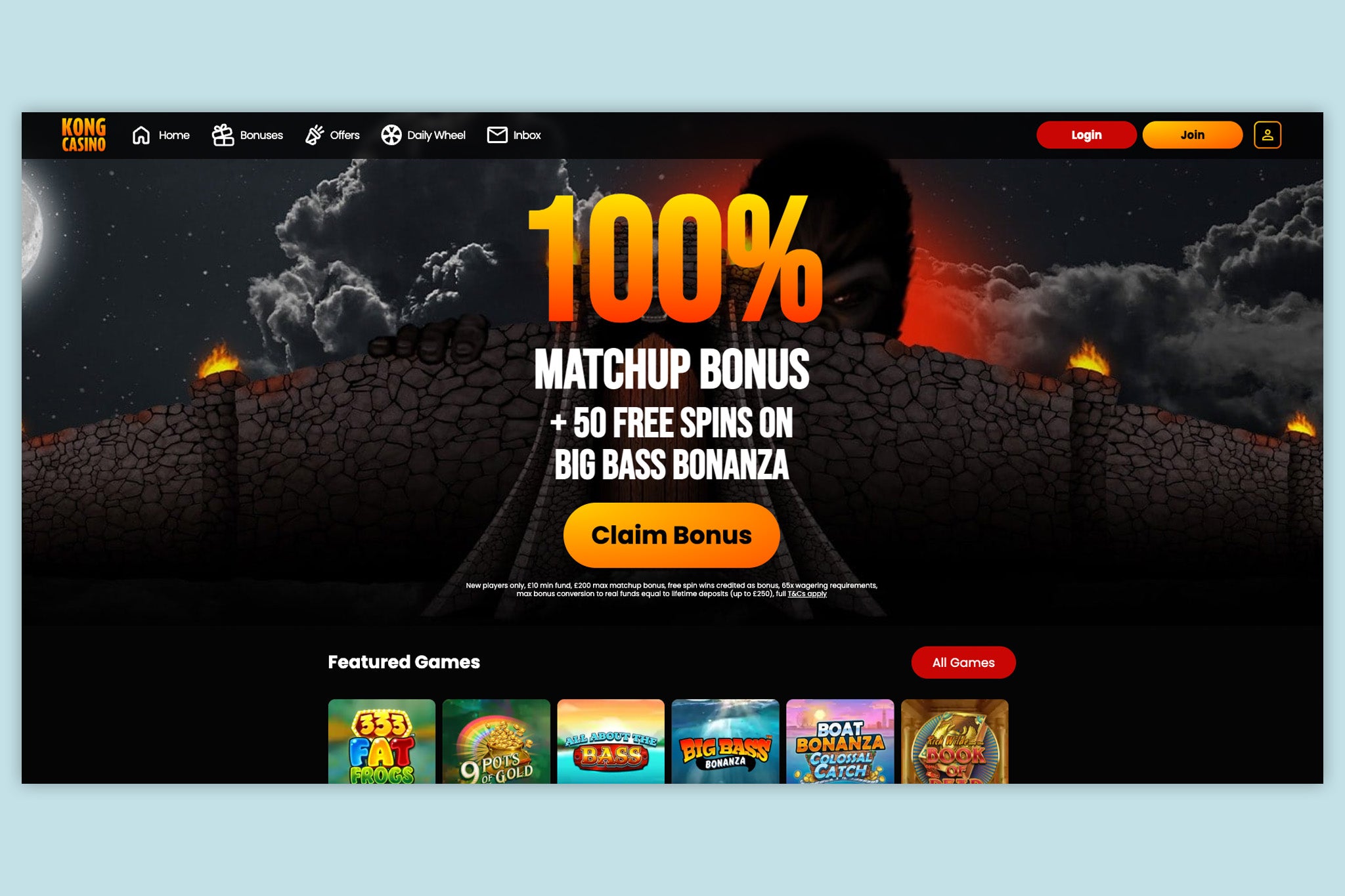 Kong Casino has one of the best casino sign up bonuses