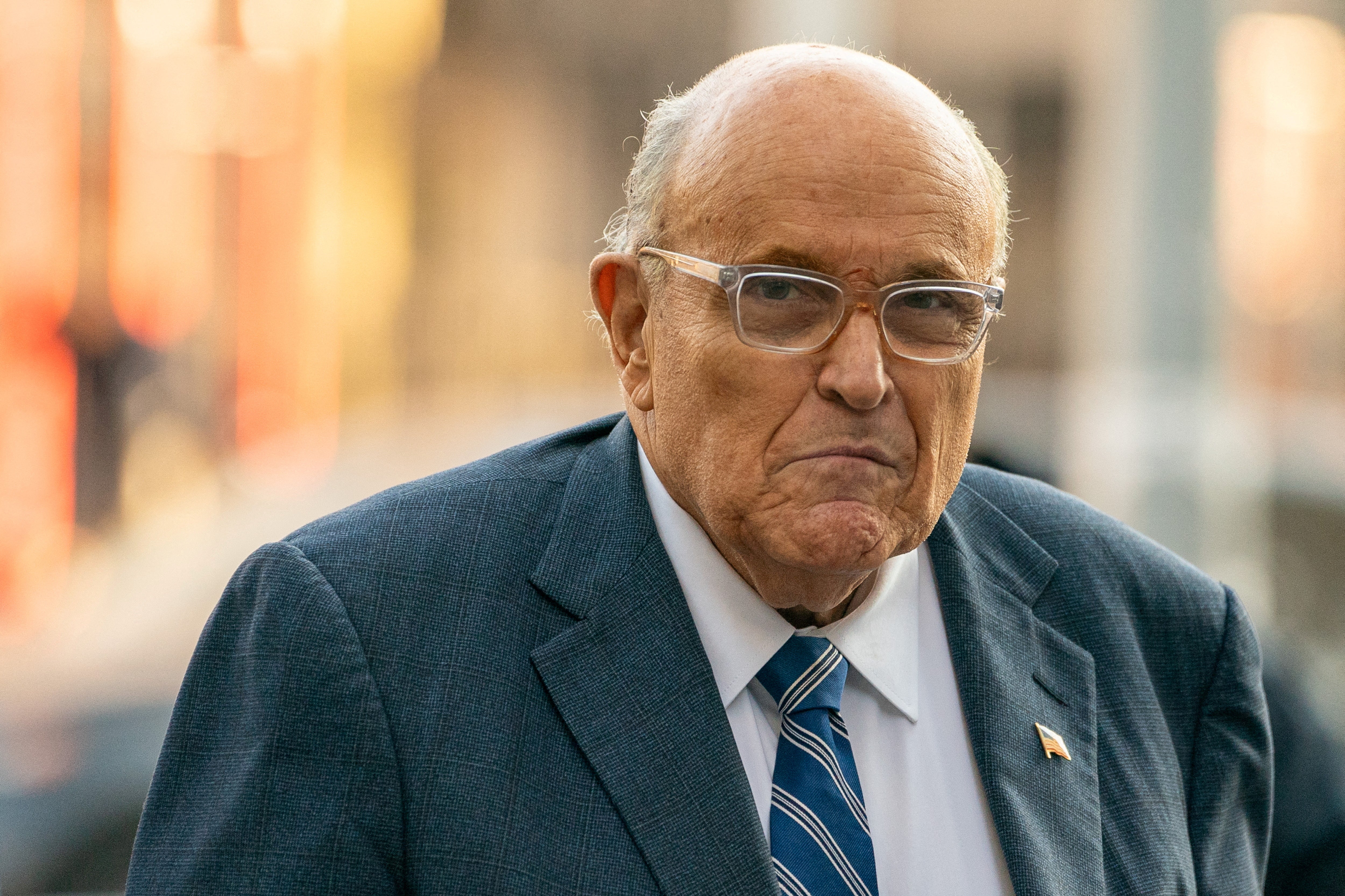 Rudy Giuliani leaves hospital days after serious wreck left him with a broken vertebra