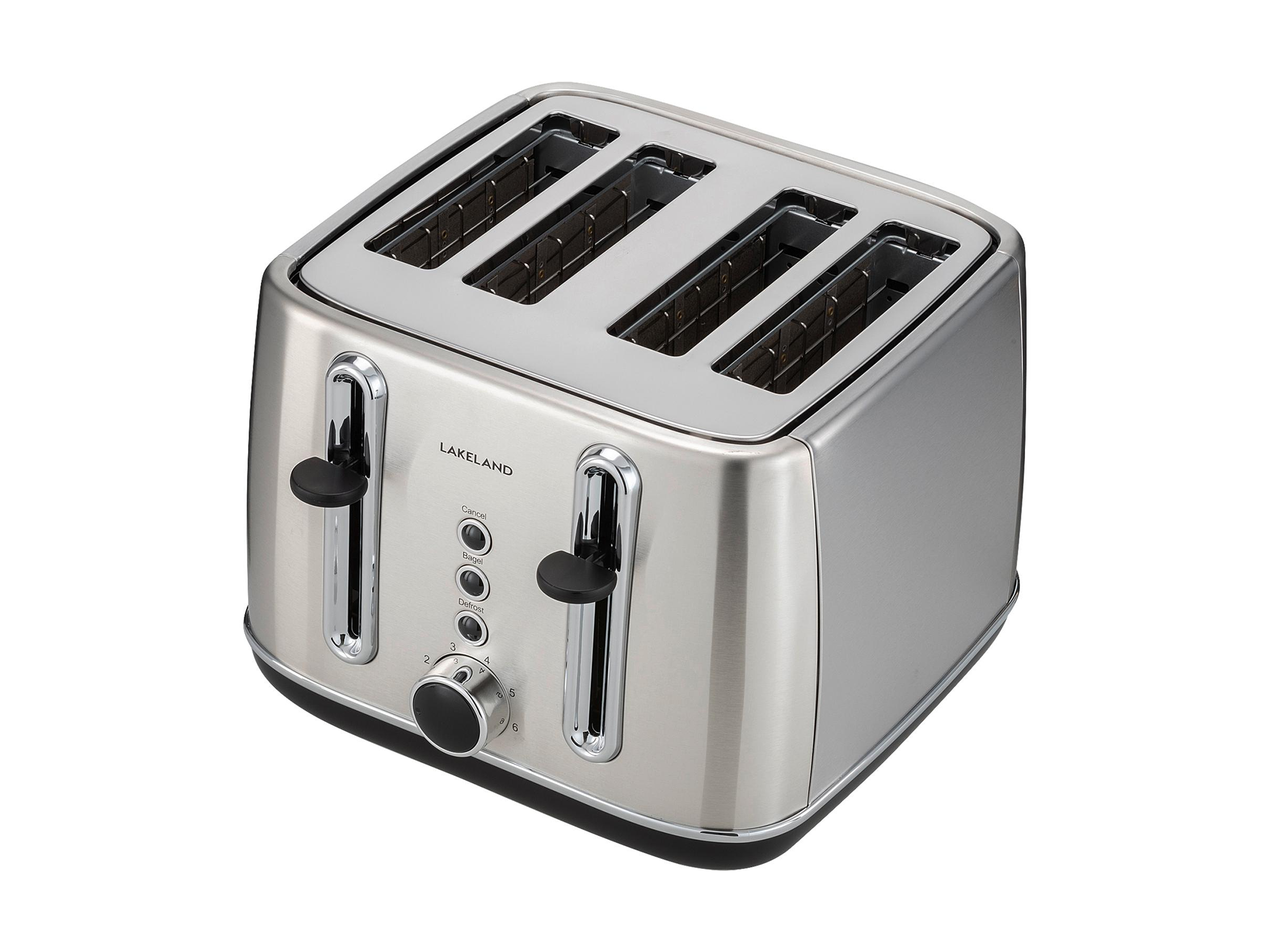 Best toaster Indybest review Lakeland stainless steel four-slice toaster