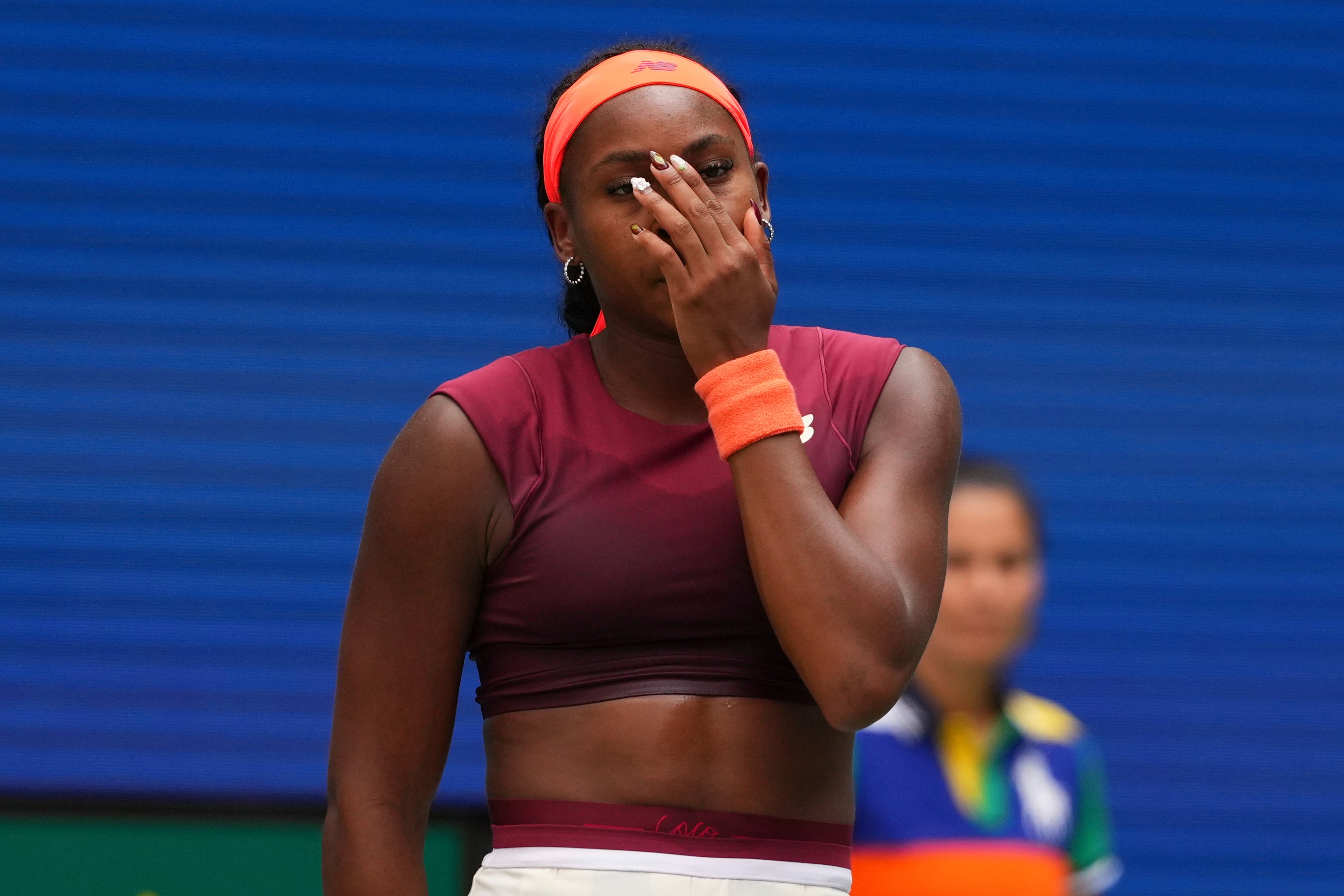 Coco Gauff made 33 unforced errors (Kirsty Wigglesworth/AP)